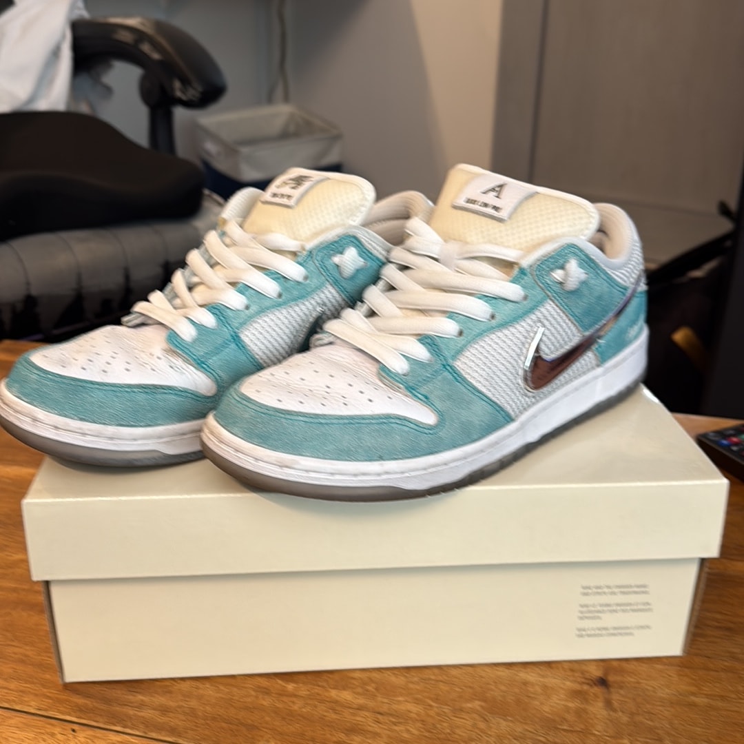 APRIL SKATEBOARDS × Nike SB Dunk Low Pro QS "White and Multi-Color"