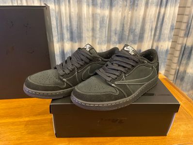 Travis Scott × Nike Air Jordan 1 Low OG SP "Black Phantom"