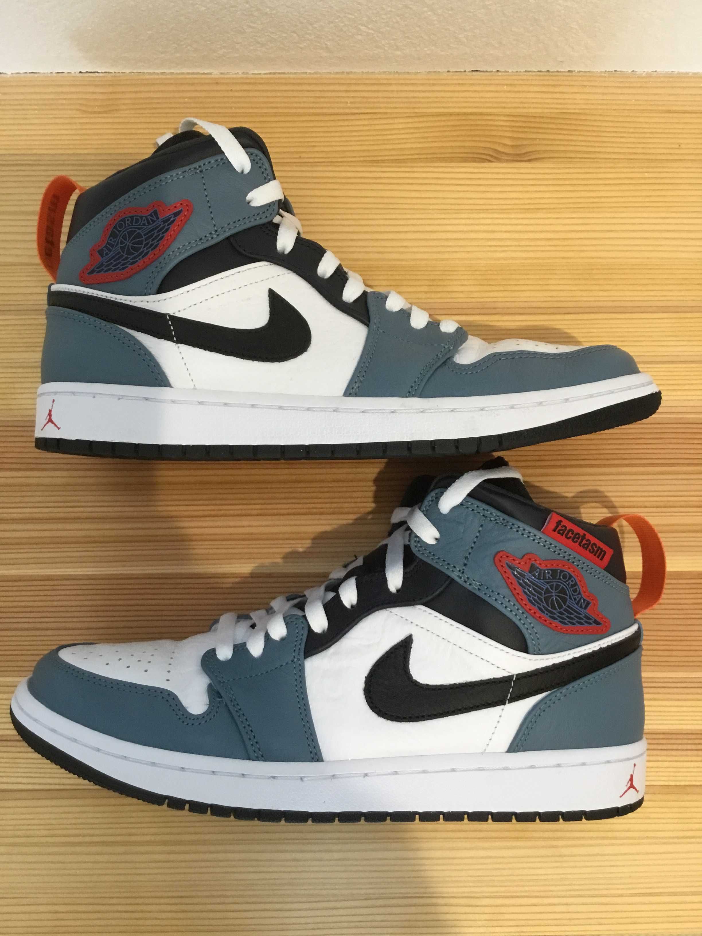 FACETASM × Nike Air Jordan 1 Mid "White/Navy"