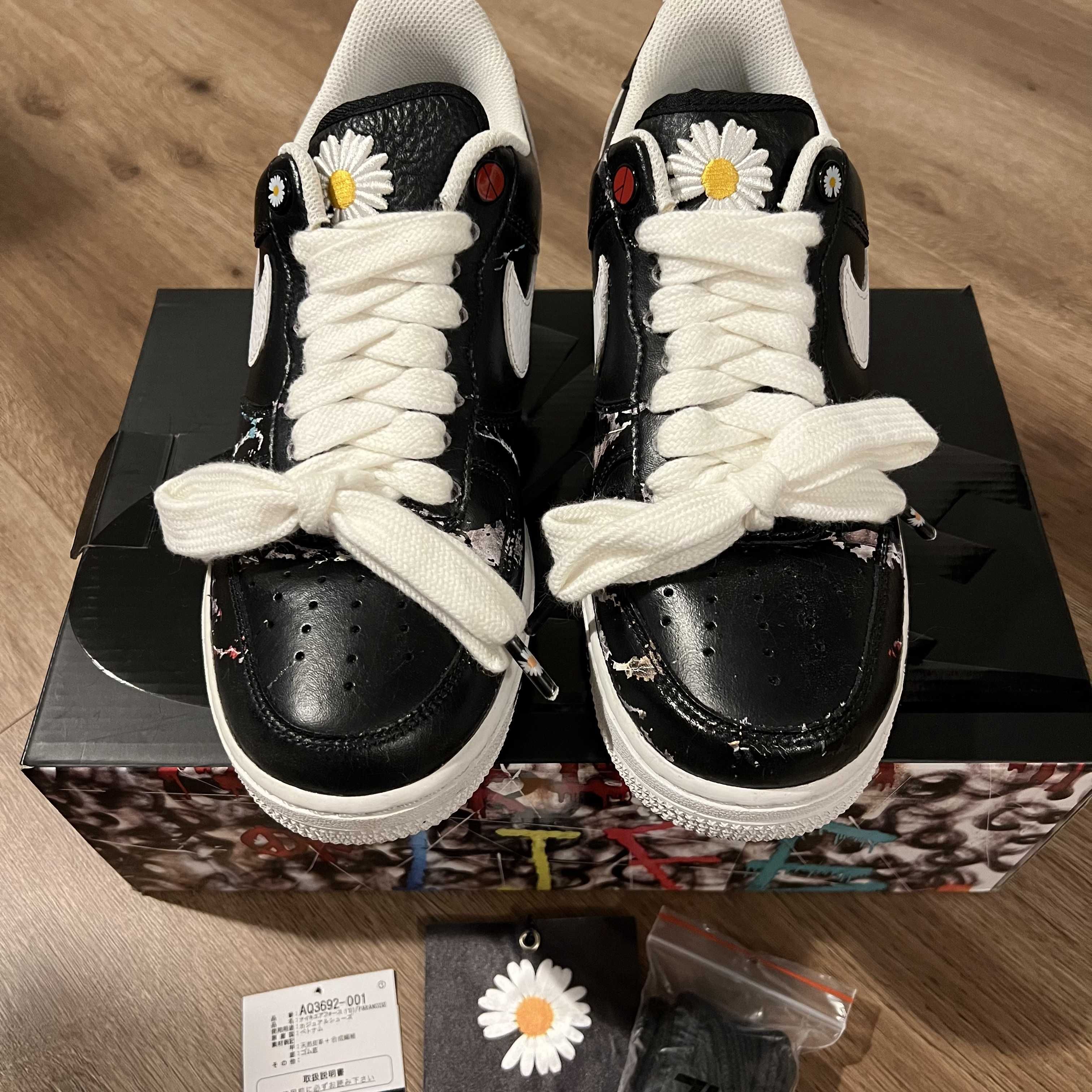 PEACEMINUSONE × Nike Air Force 1 Low Para Noise "Black" / G-DRAGON