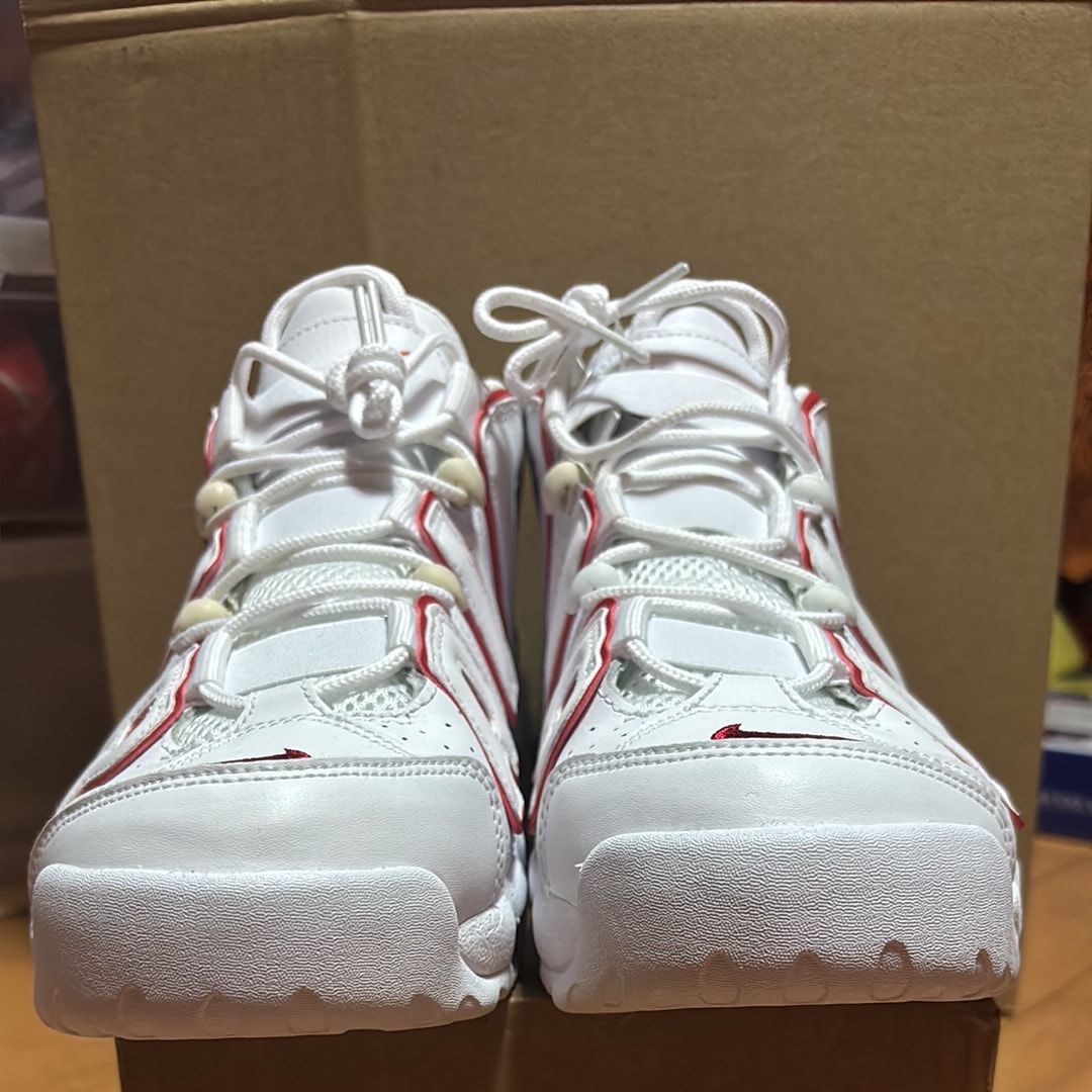 NIKE AIR MORE UPTEMPO "WHITE/VARSITY RED" (2021)