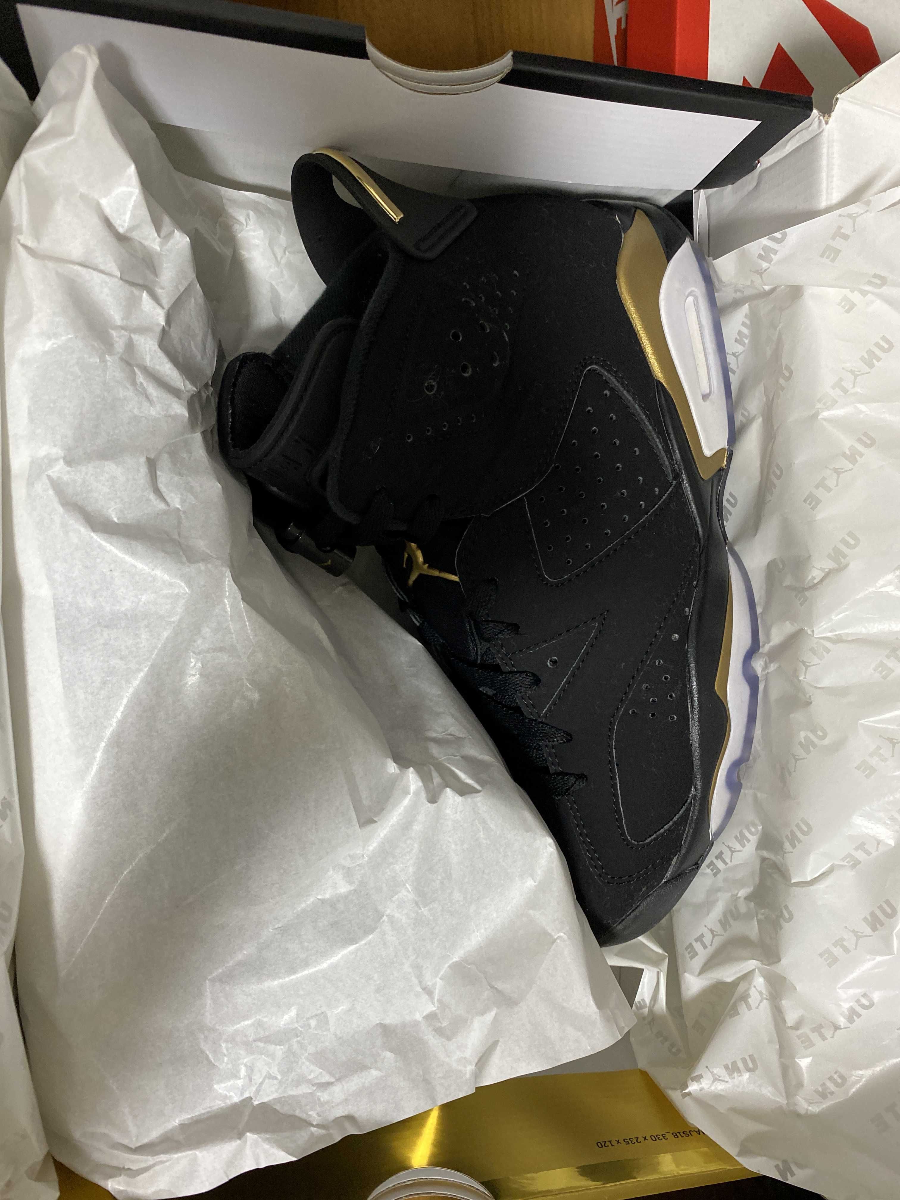 Nike Air Jordan 6 DMP "Black/Metallic Gold" (2020)