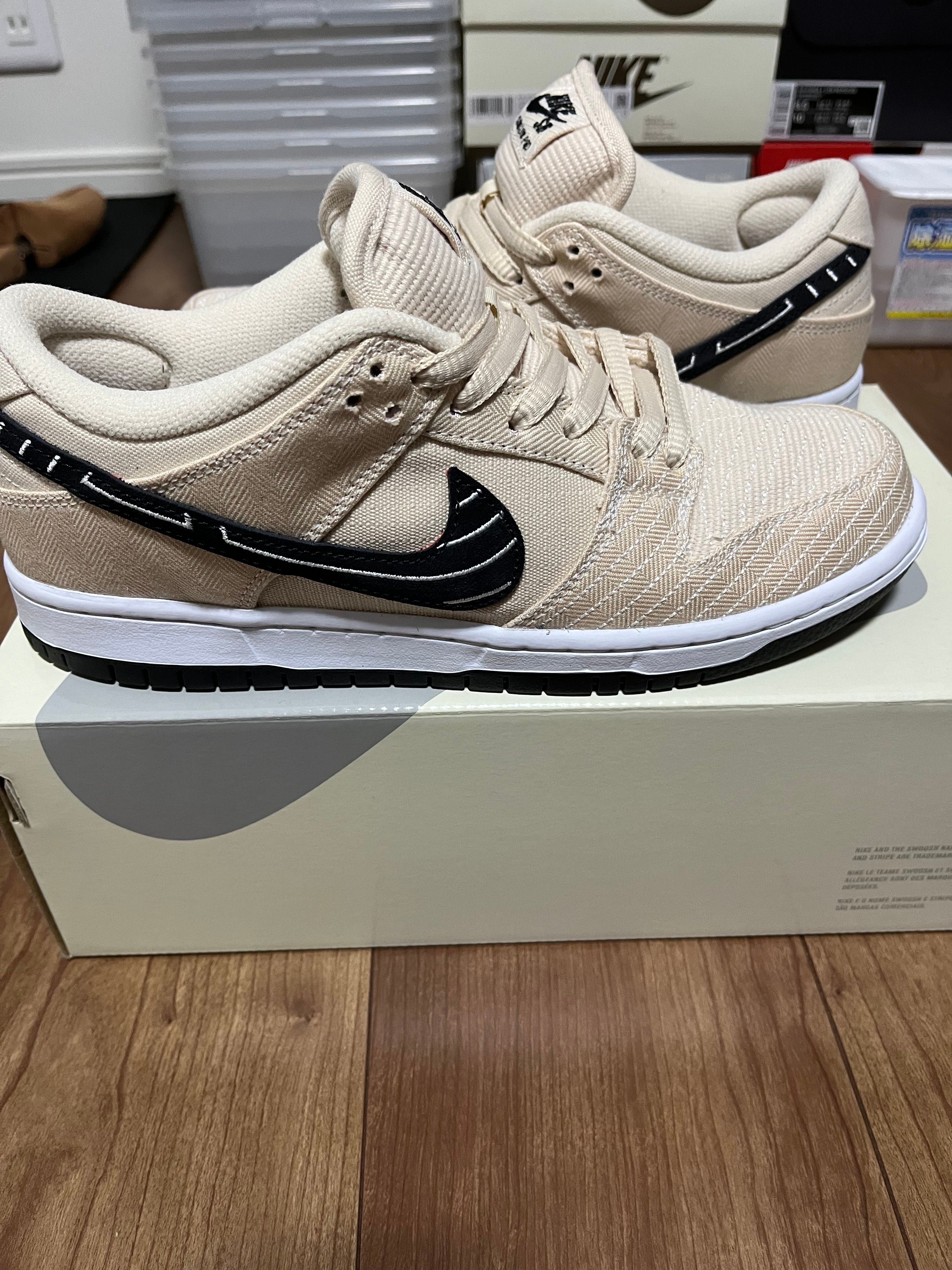 Albino & Preto × Nike SB Dunk Low Pro QS "Pearl White"