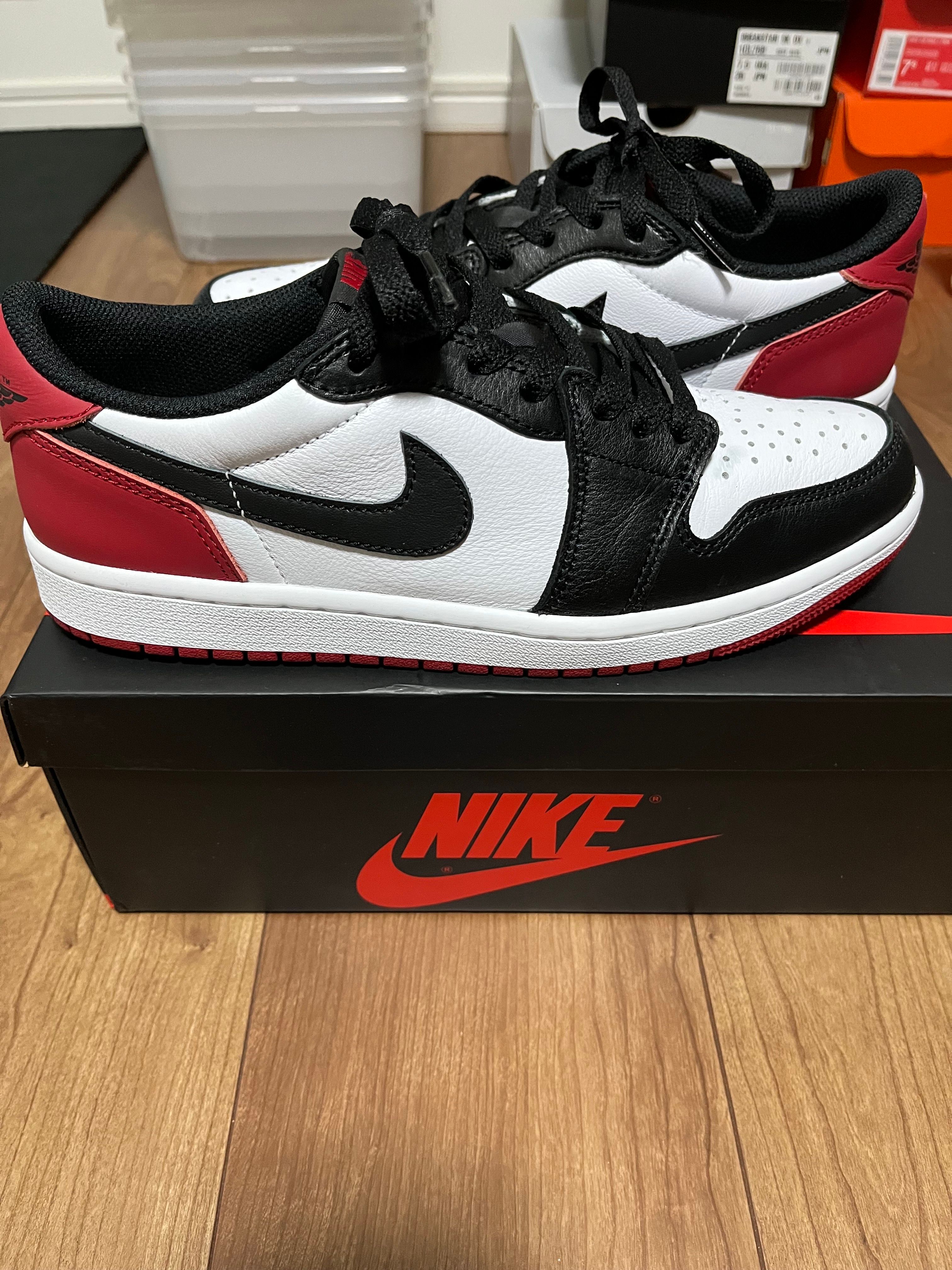 Nike Air Jordan 1 Retro Low OG "Black Toe"
