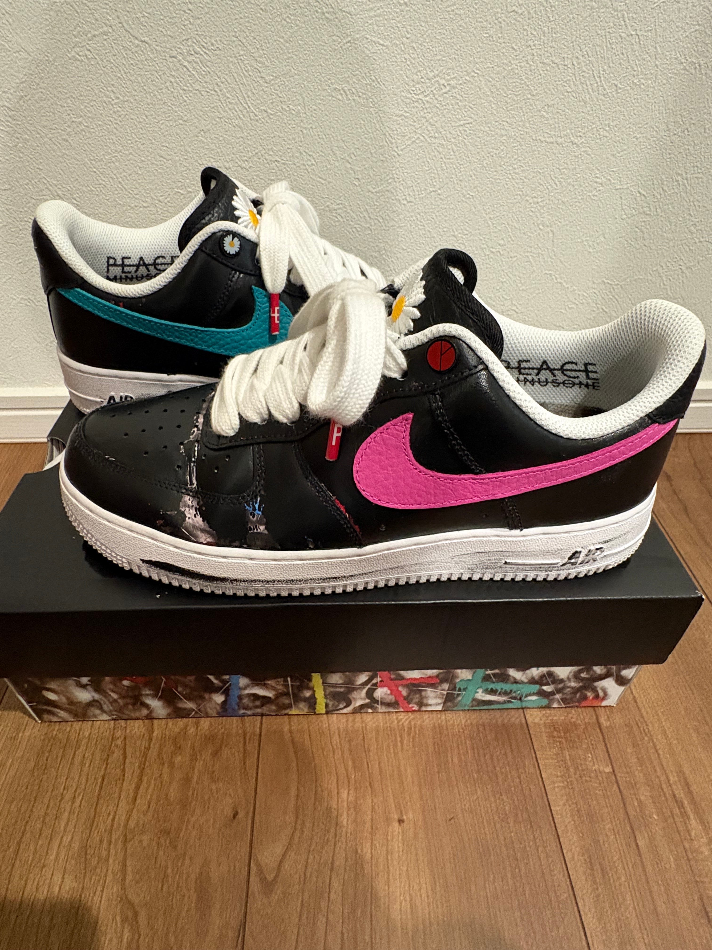 PEACEMINUSONE × Nike Air Force 1 Low '07 Para-Noise 3.0 "Black and Multi-Color" / G-DRAGON