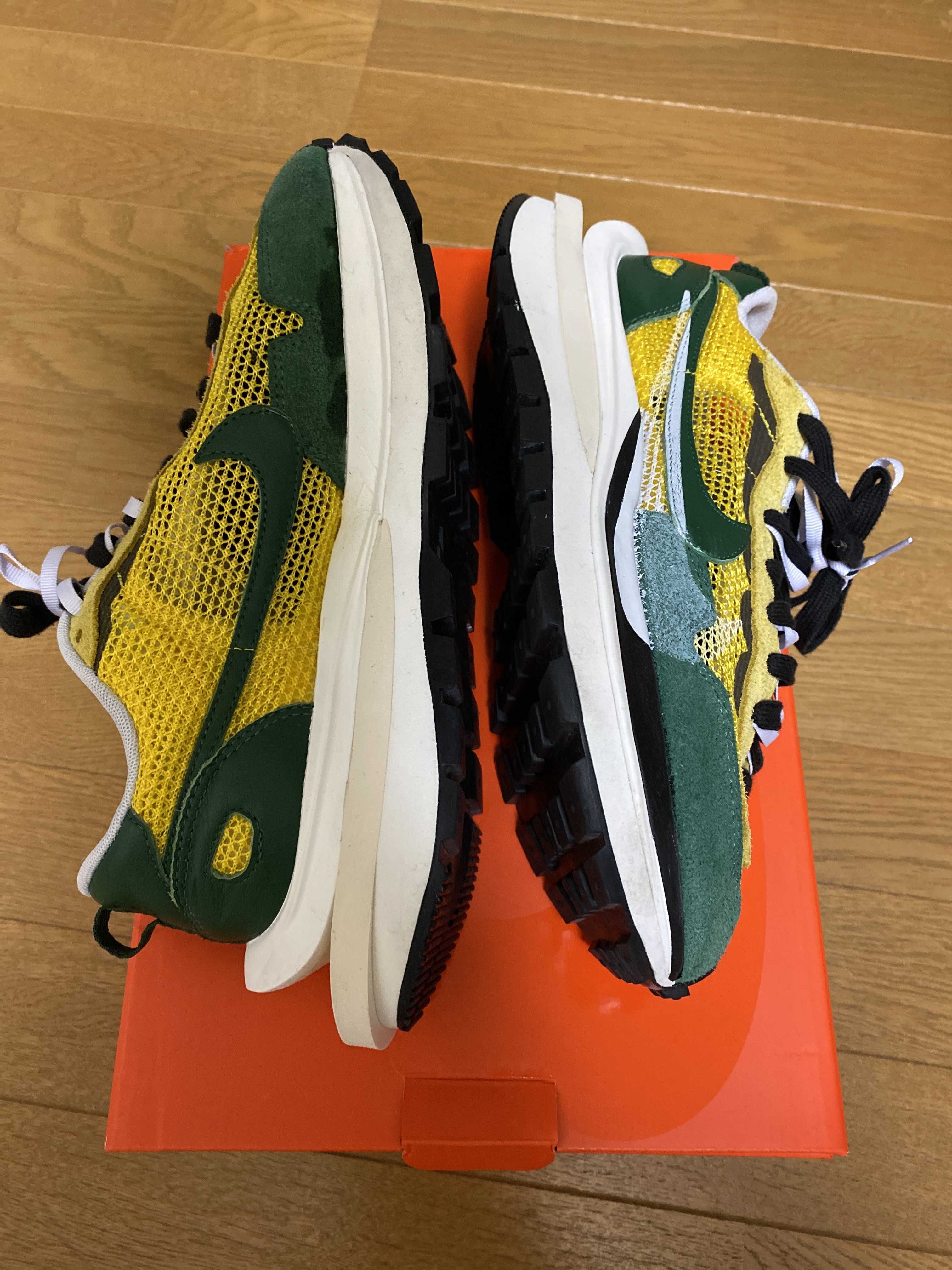 sacai × Nike Vapor Waffle "Tour Yellow/Stadium Green-Sail"