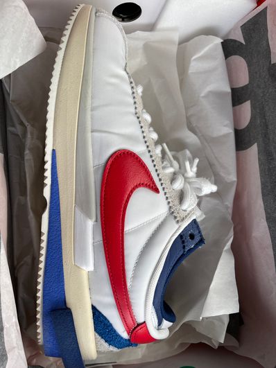 sacai × Nike Zoom Cortez "White and University Red"