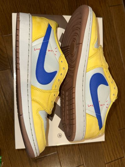 Travis Scott × Nike Women's Air Jordan 1 Retro Low OG "Canary"