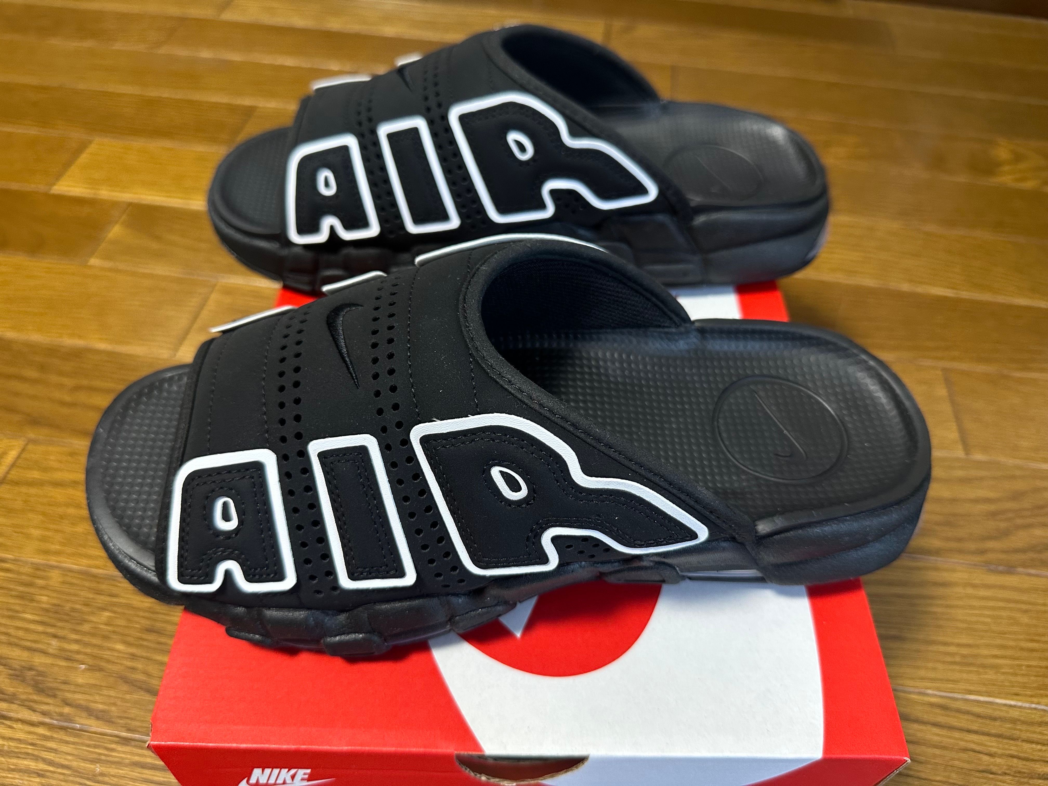 Nike Air More Uptempo Slide "Black" (DV2132-001/DV2137-001)