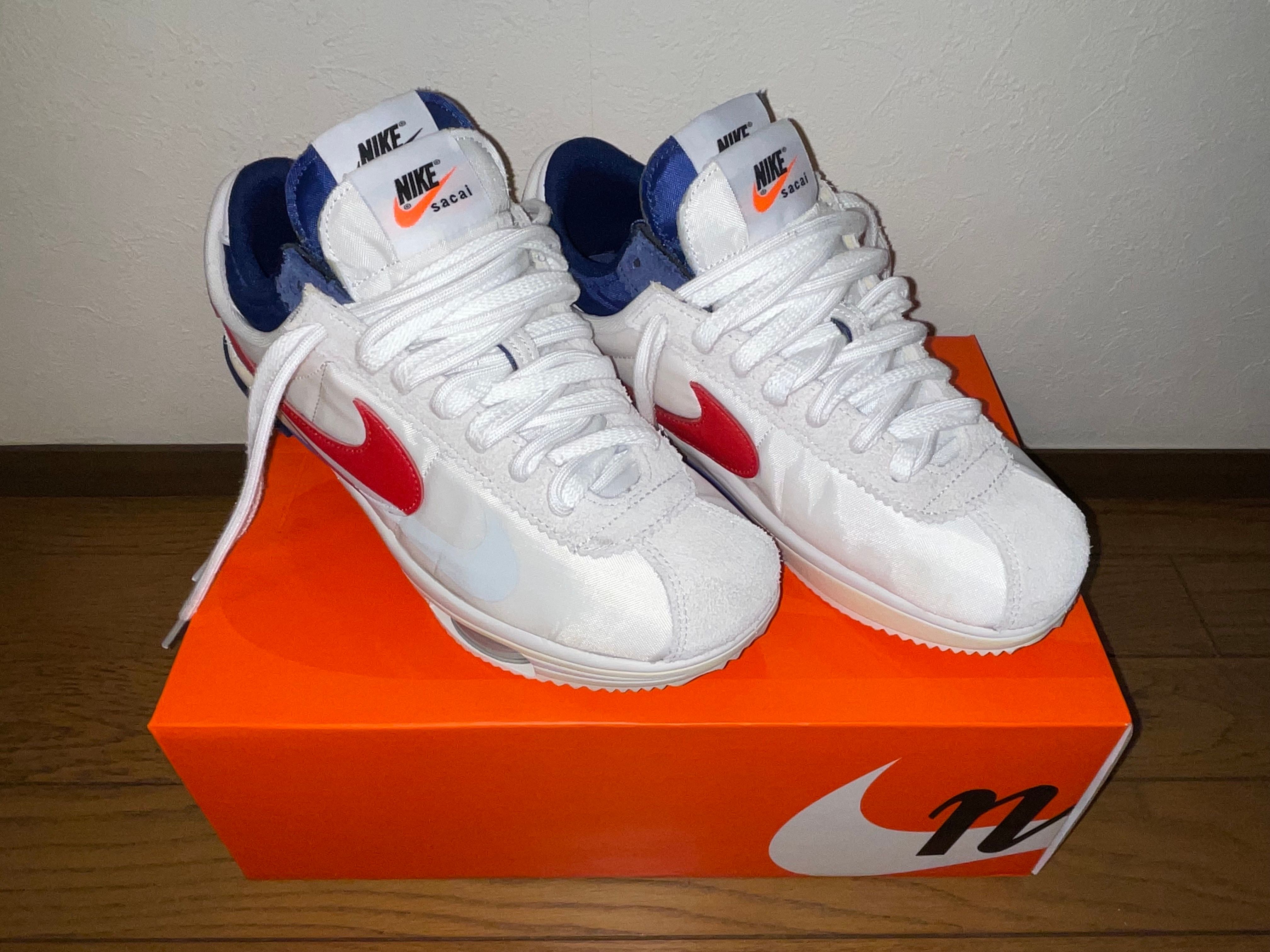 sacai × Nike Zoom Cortez "White and University Red"