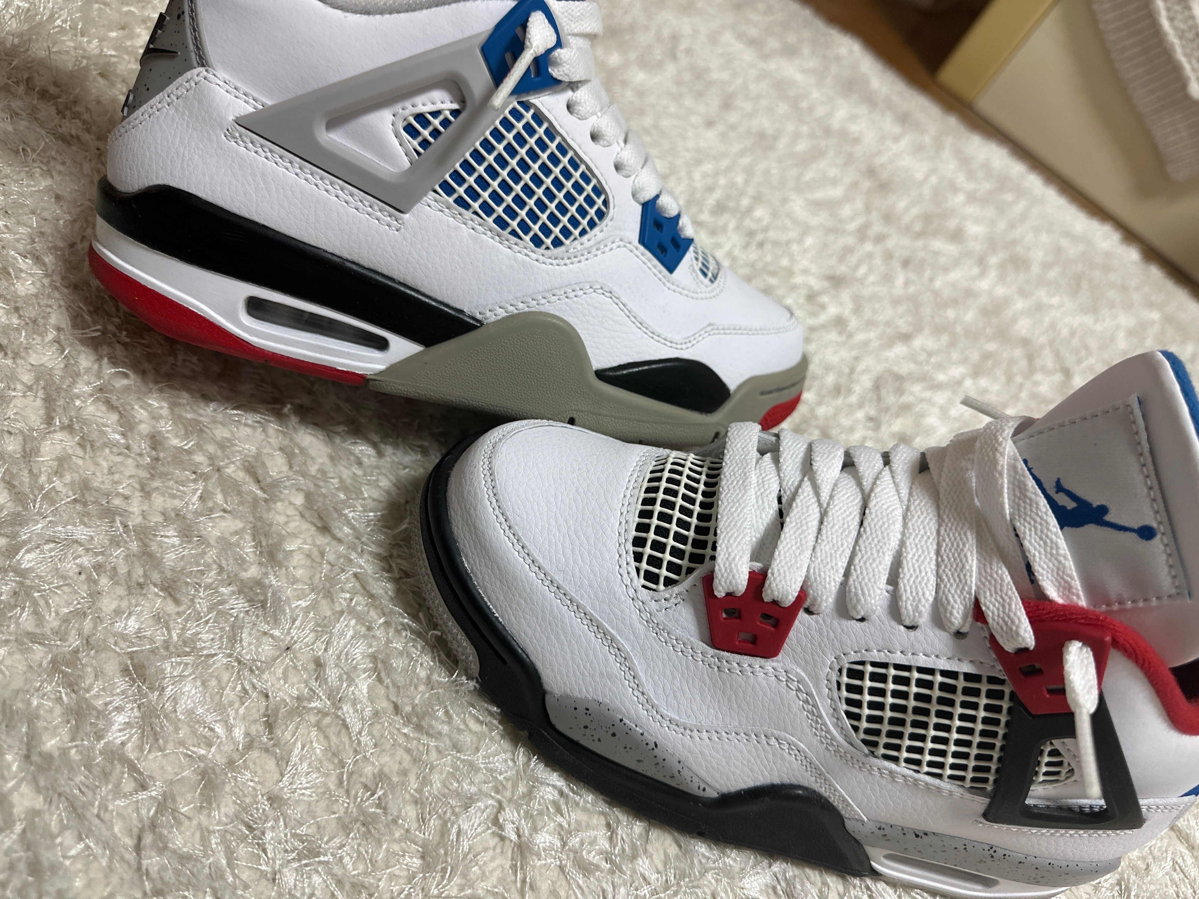 NIKE AIR JORDAN 4 GS WHAT THE 4 