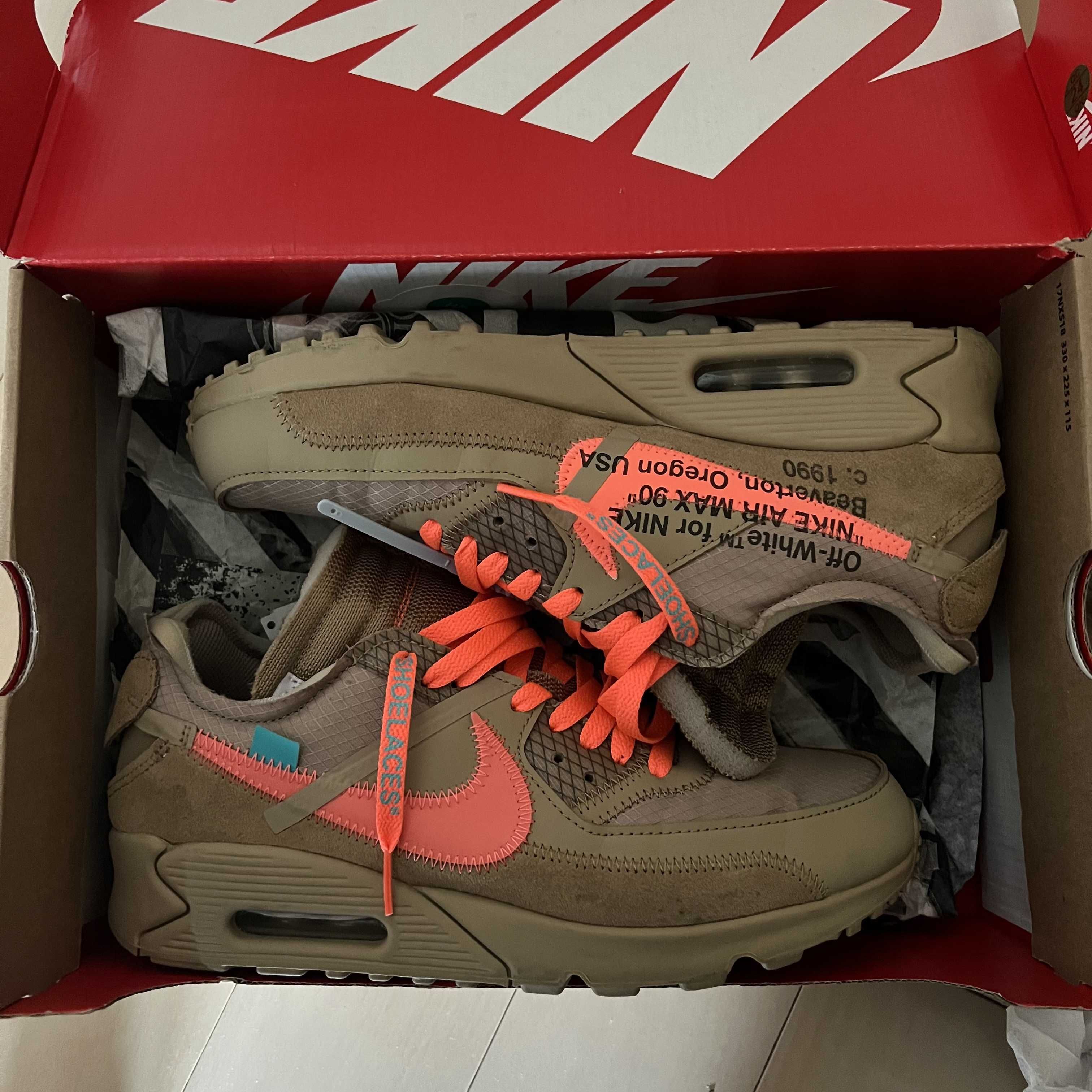 Off-White × Nike Air Max 90 "Desert Ore"