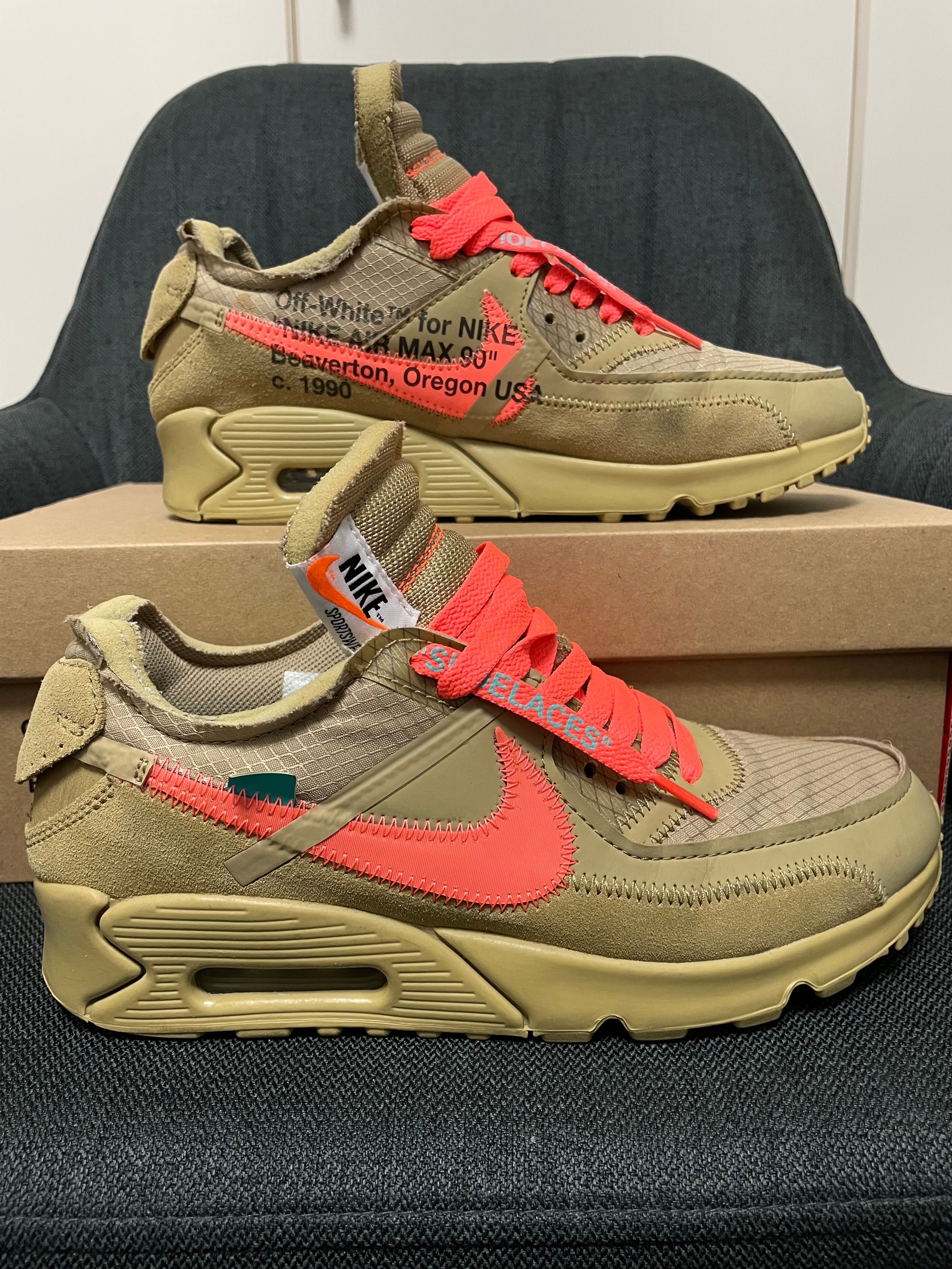 Off-White × Nike Air Max 90 "Desert Ore"