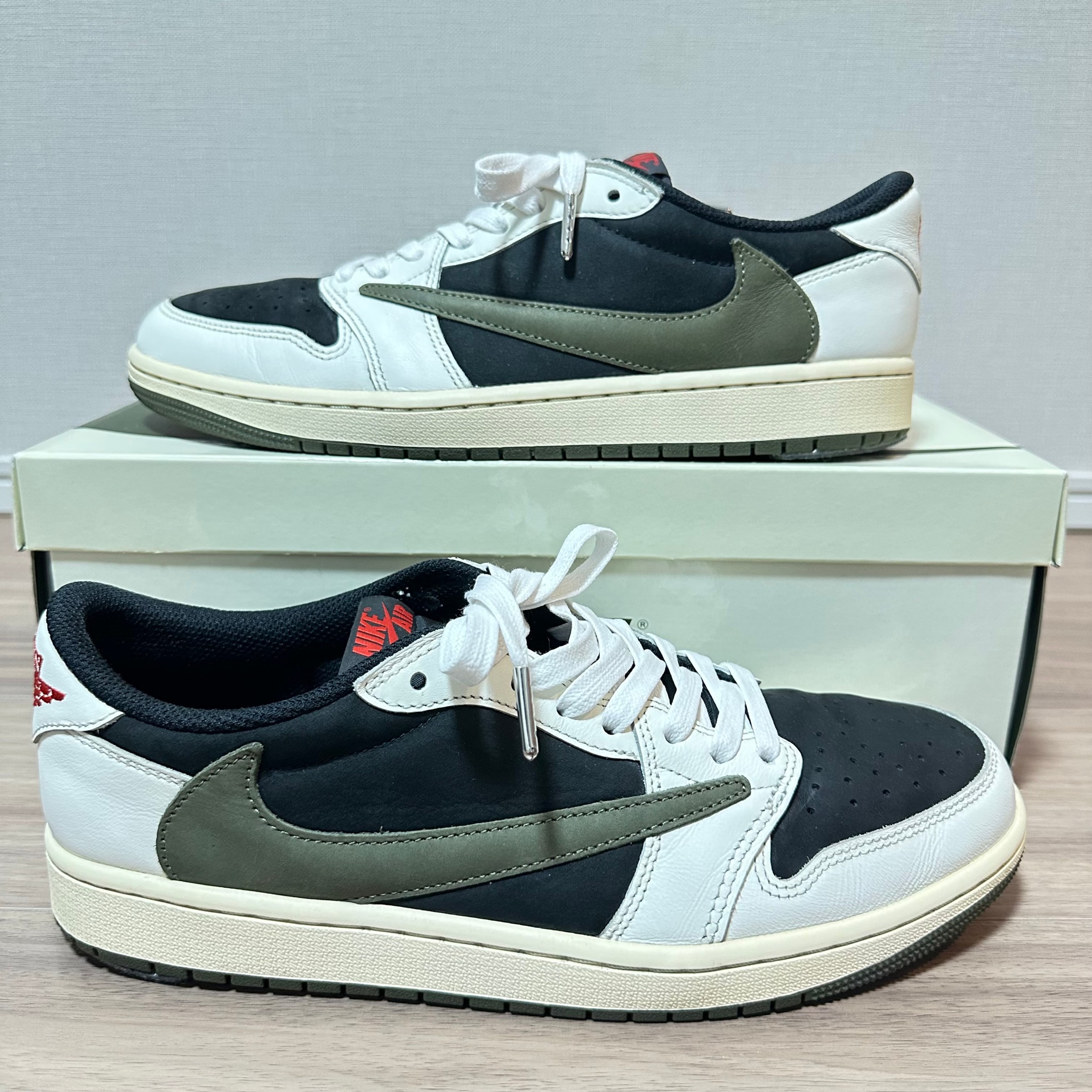 Travis Scott × Nike Women's Air Jordan 1 Low OG "Medium Olive"