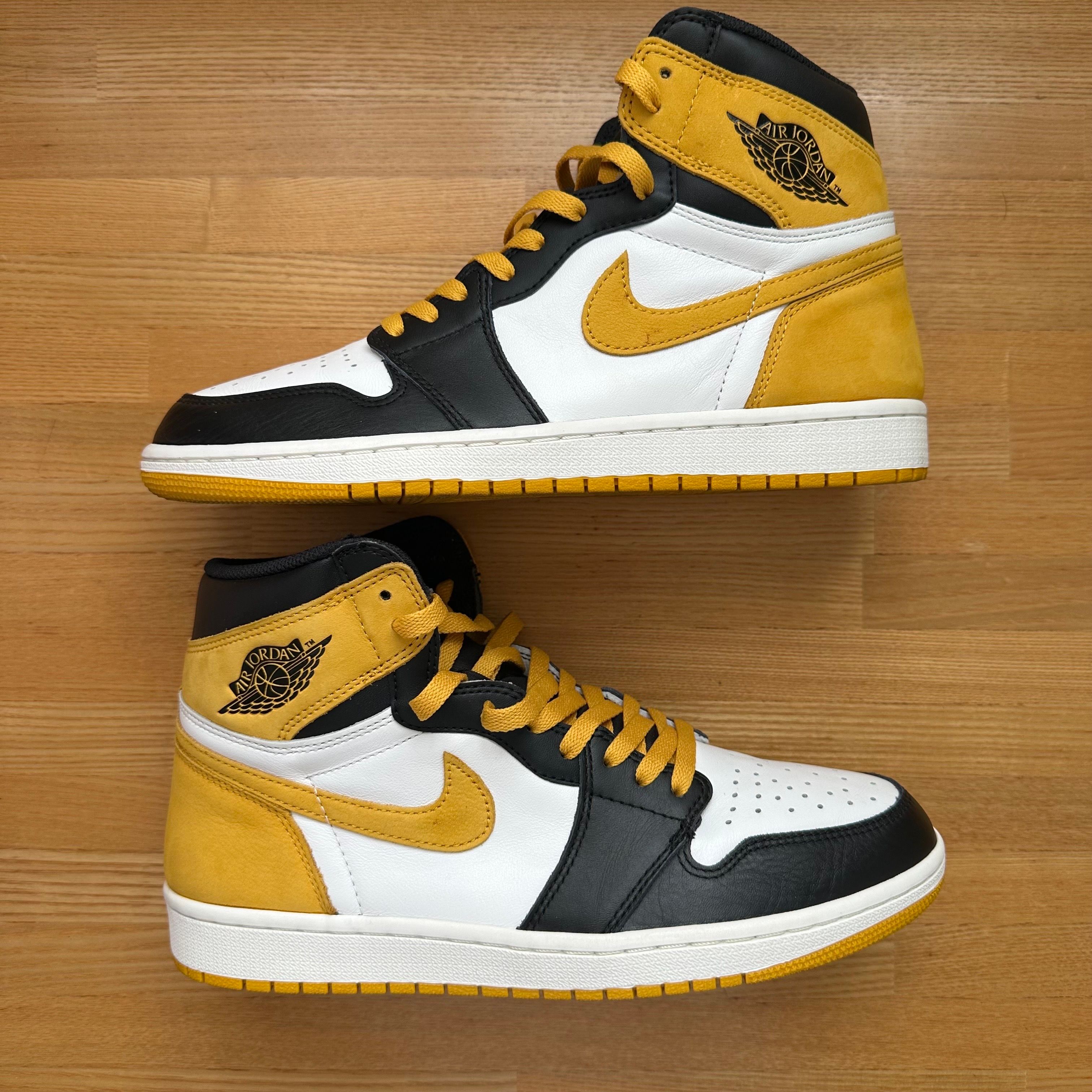 Nike Air Jordan 1 Retro High OG "Black Toe/Yellow Ochre"