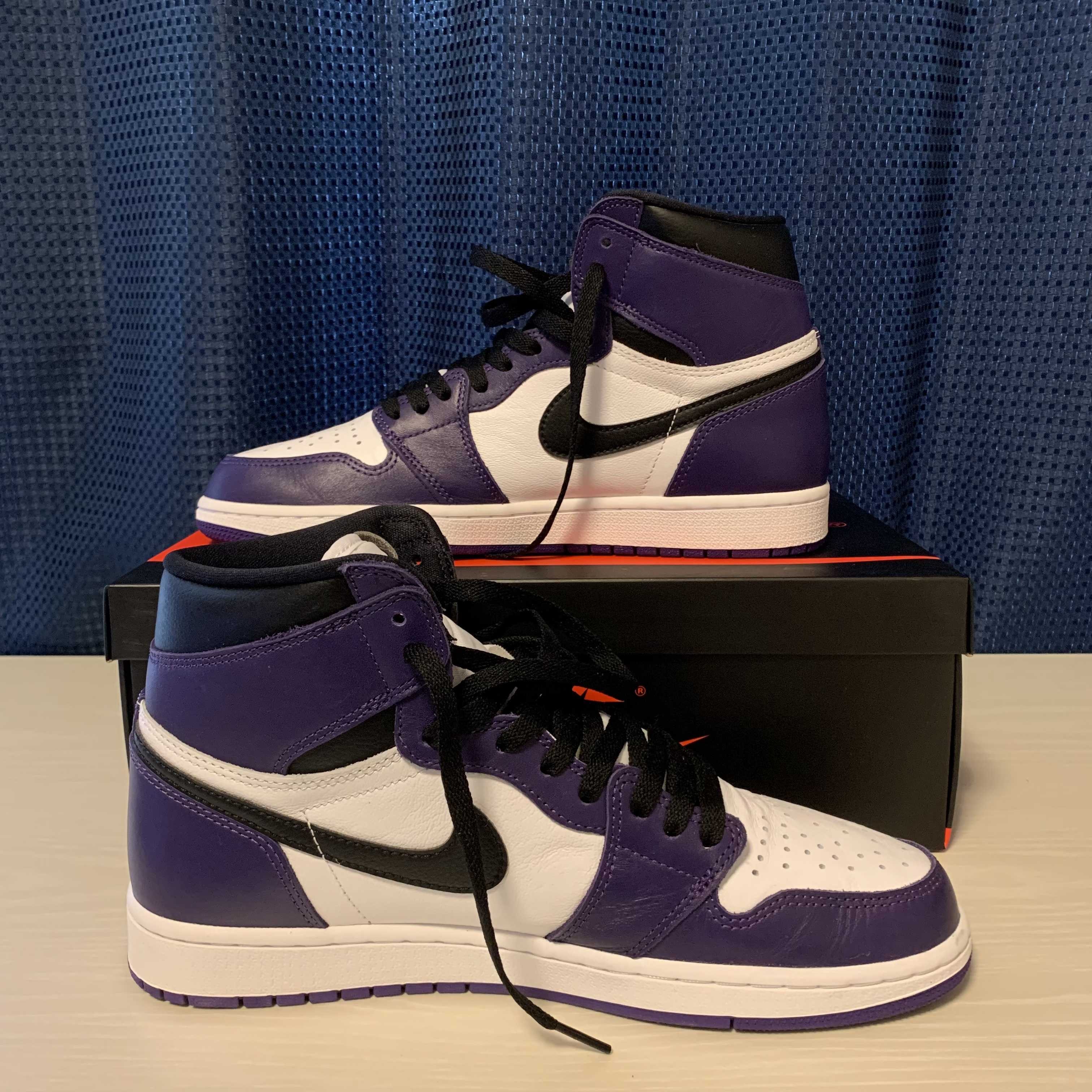 Nike Air Jordan 1 Retro High OG "Court Purple White/Black" (2020)   