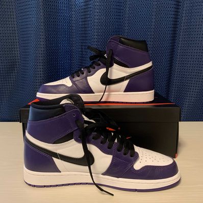 Nike Air Jordan 1 Retro High OG "Court Purple White/Black" (2020)