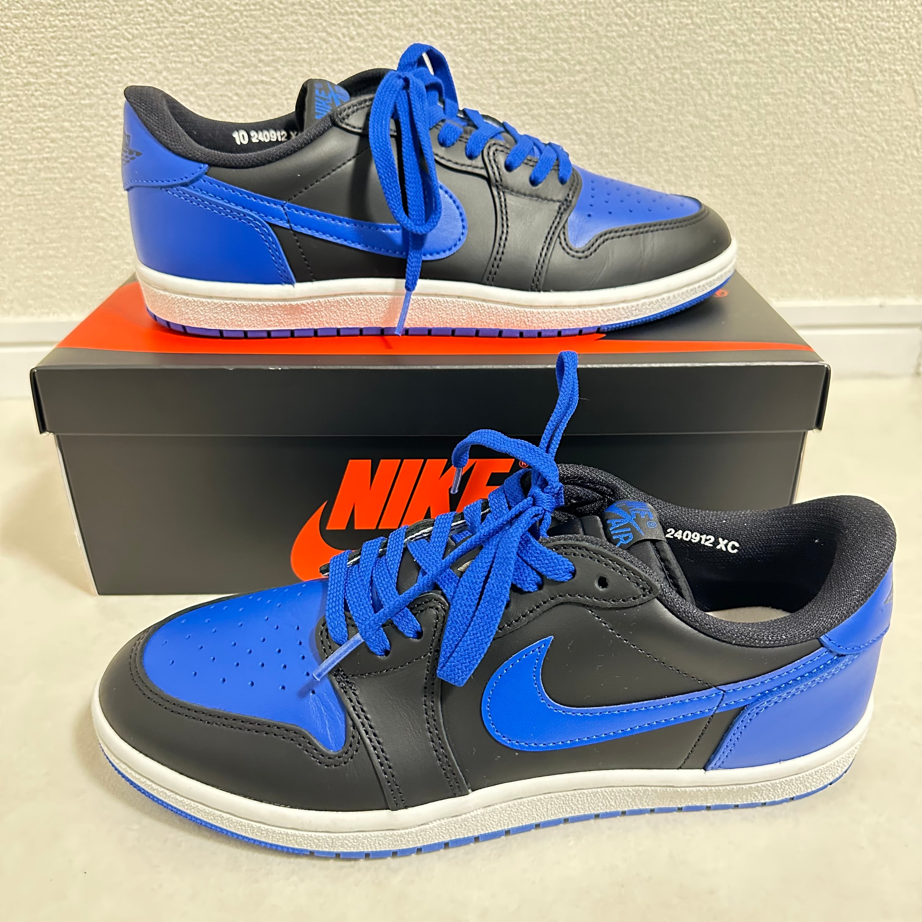 Nike Air Jordan 1 Low '85 "Black and Royal Blue"