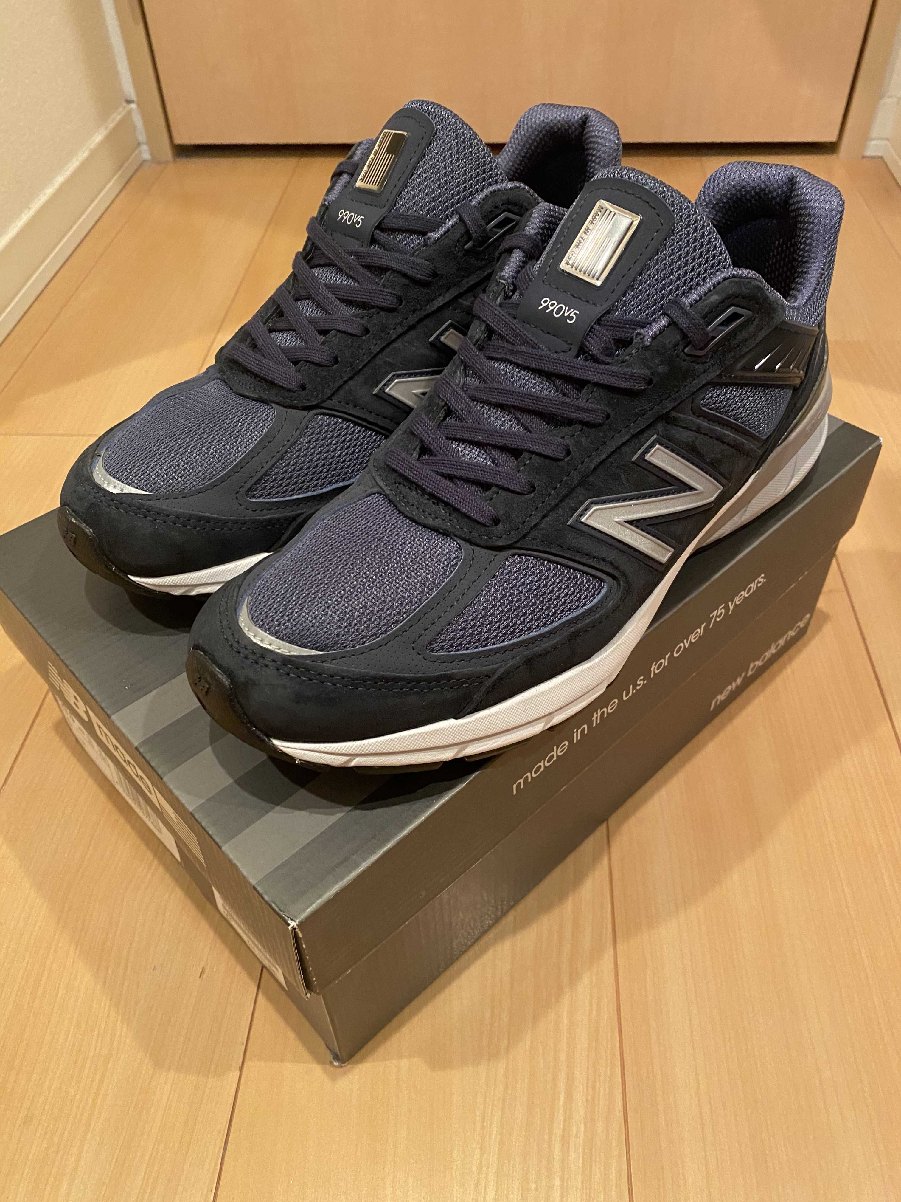 New Balance 990V5 "Navy/Silver"