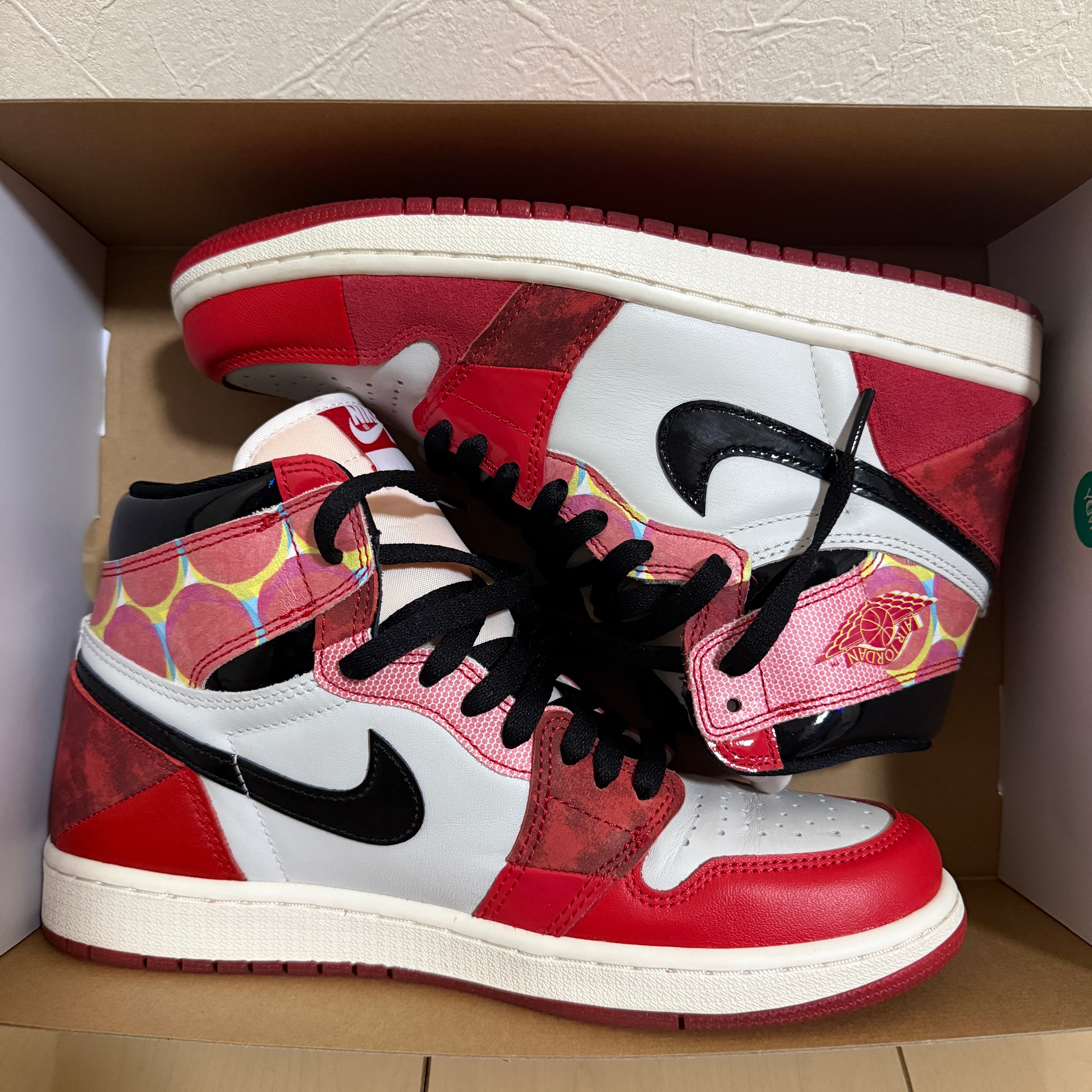 Spider-Man × Nike Air Jordan 1 Retro High OG SP "Spider-Man: Across the Spider-Verse/University Red"