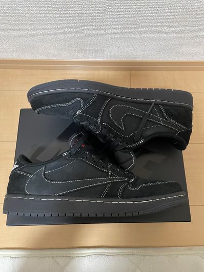 Travis Scott × Nike Air Jordan 1 Low OG SP "Black Phantom"