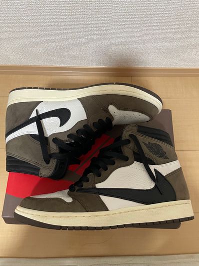 Travis Scott × Nike Air Jordan 1 Retro High OG TS SP "Sail/Dark Mocha"