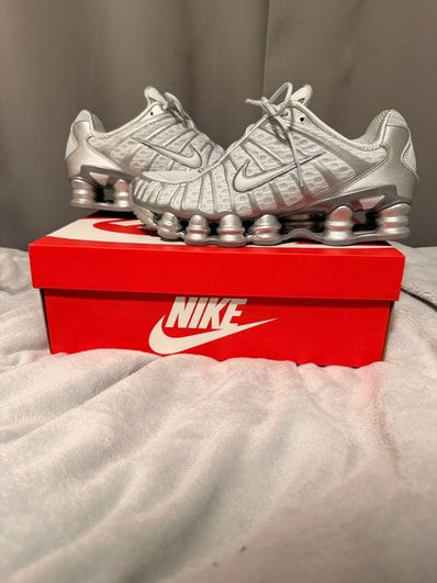 Nike Women's Shox TL "Pure Platinum and Metallic Silver"