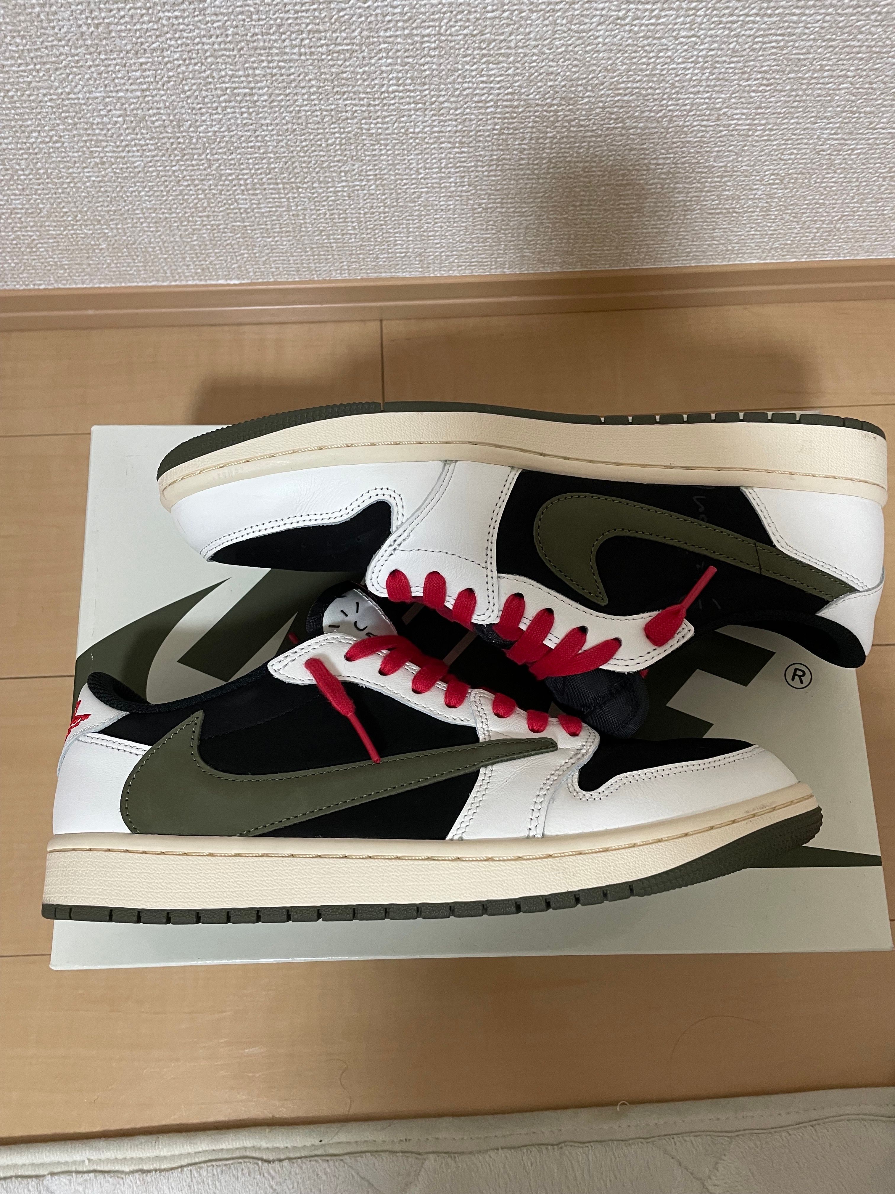 Travis Scott × Nike Women's Air Jordan 1 Low OG "Medium Olive"