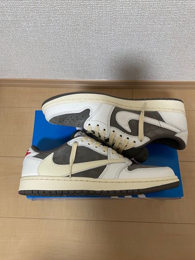 Travis Scott × Nike Air Jordan 1 Low OG SP "Reverse Mocha/Sail and Ridgerock"
