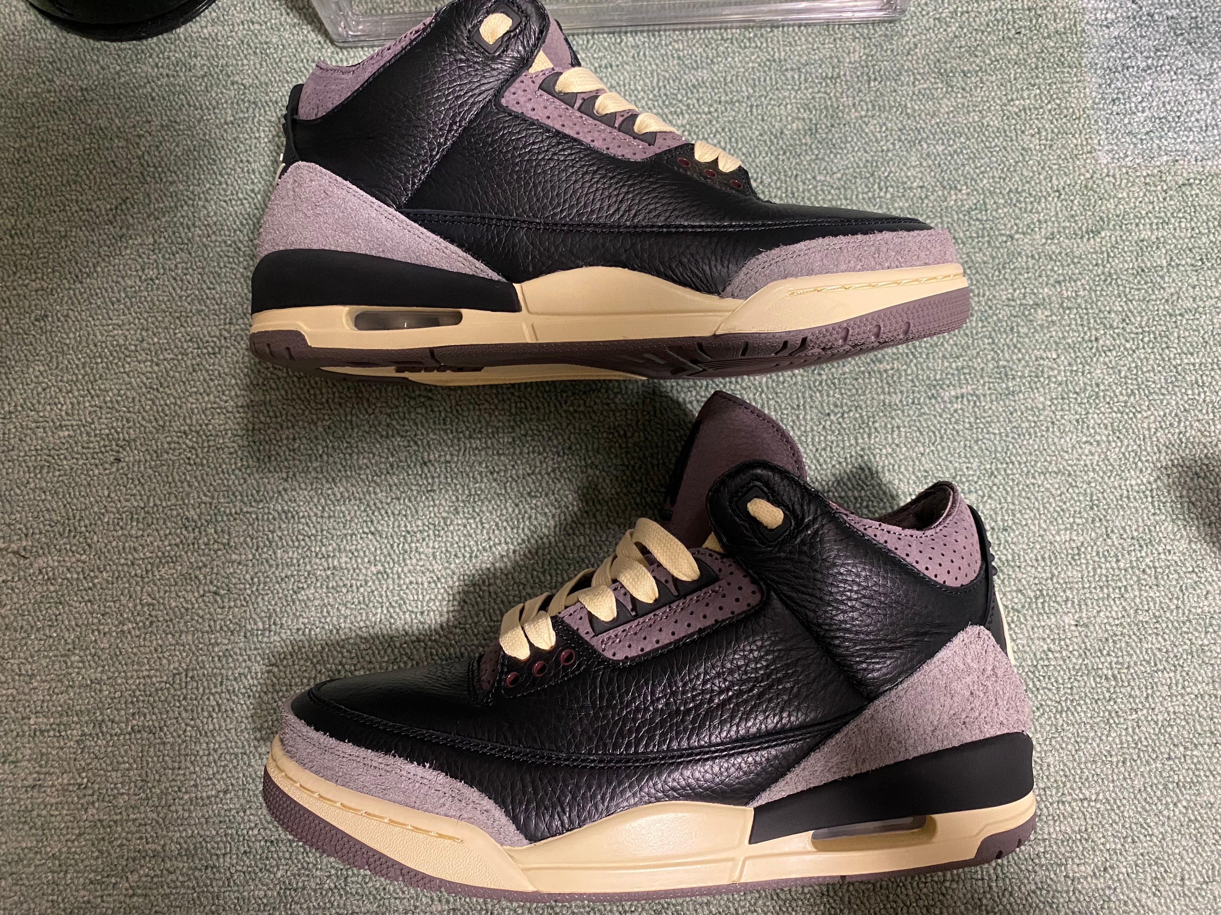 A Ma Maniere × Nike Women's Air Jordan 3 Retro OG SP "Black and Flat Pewter/WYWS"