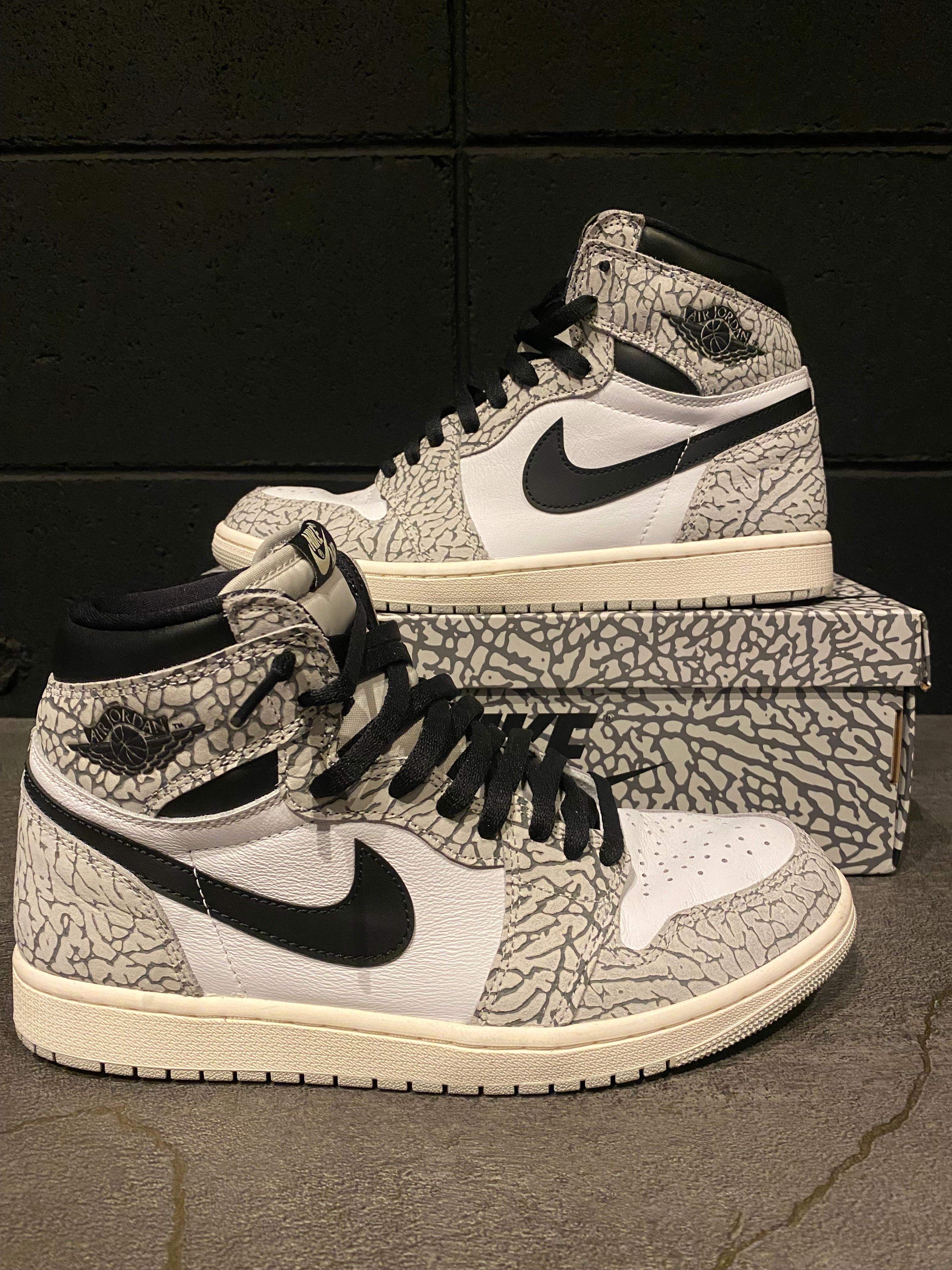 Nike Air Jordan 1 High OG "White Cement/Safari"
