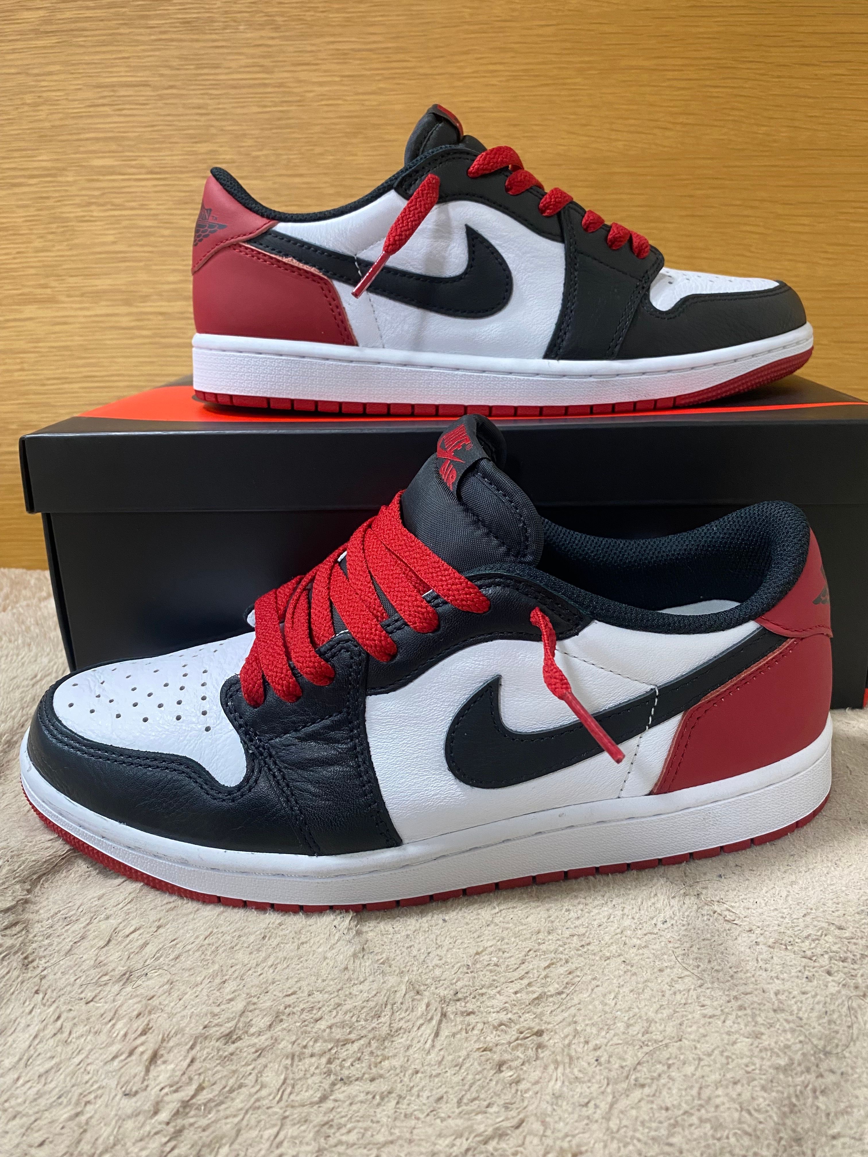 Nike Air Jordan 1 Retro Low OG "Black Toe"