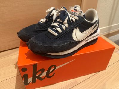 Fragment × sacai × Nike LD Waffle "Blackended Blue"