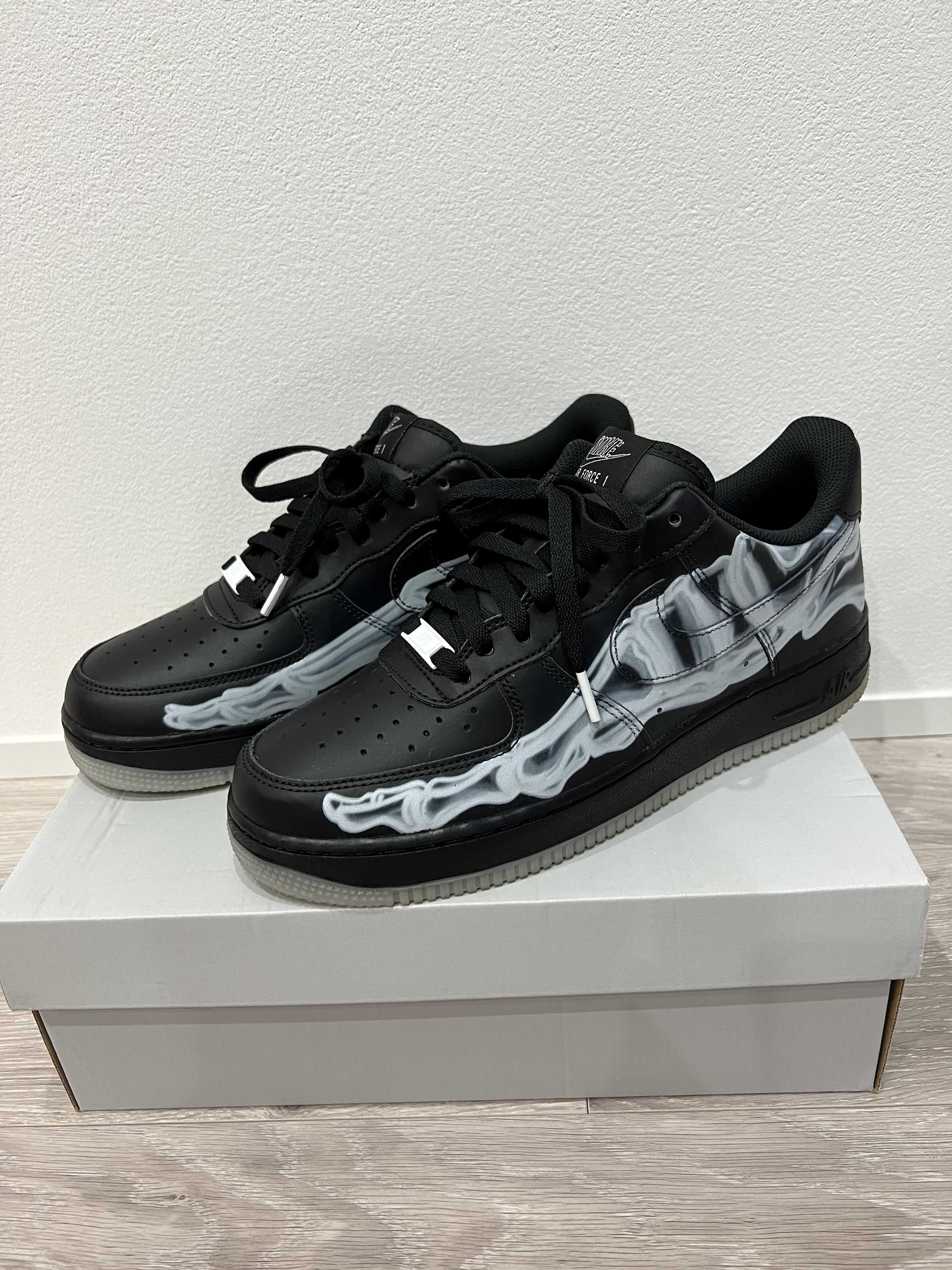 Nike Air Force 1 Low "Black Skeleton"