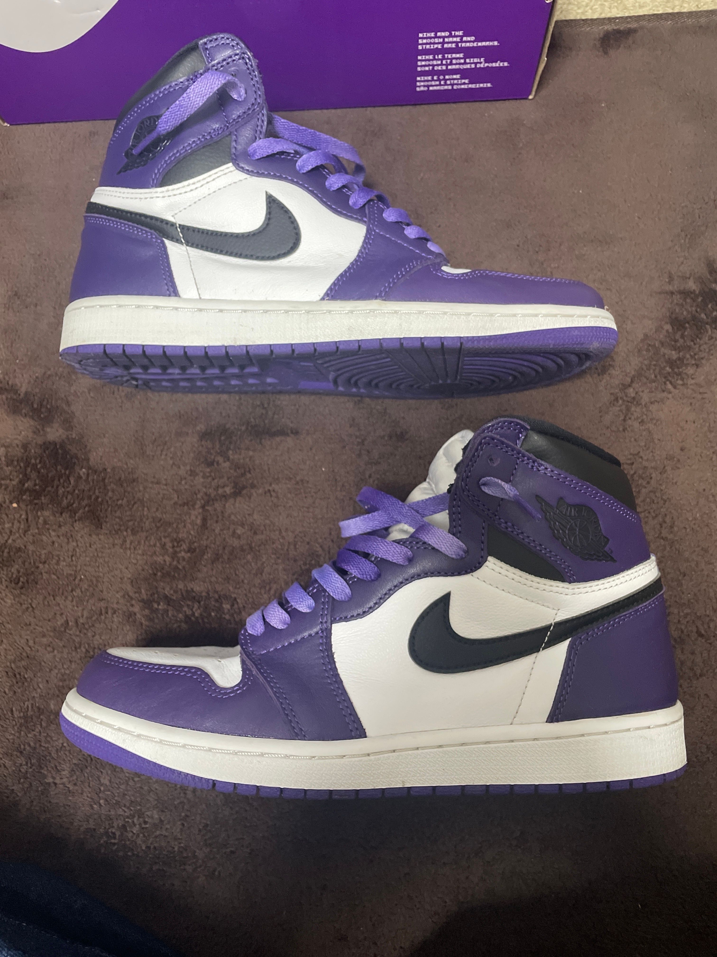 Nike Air Jordan 1 Retro High OG "Court Purple White/Black" (2020)   