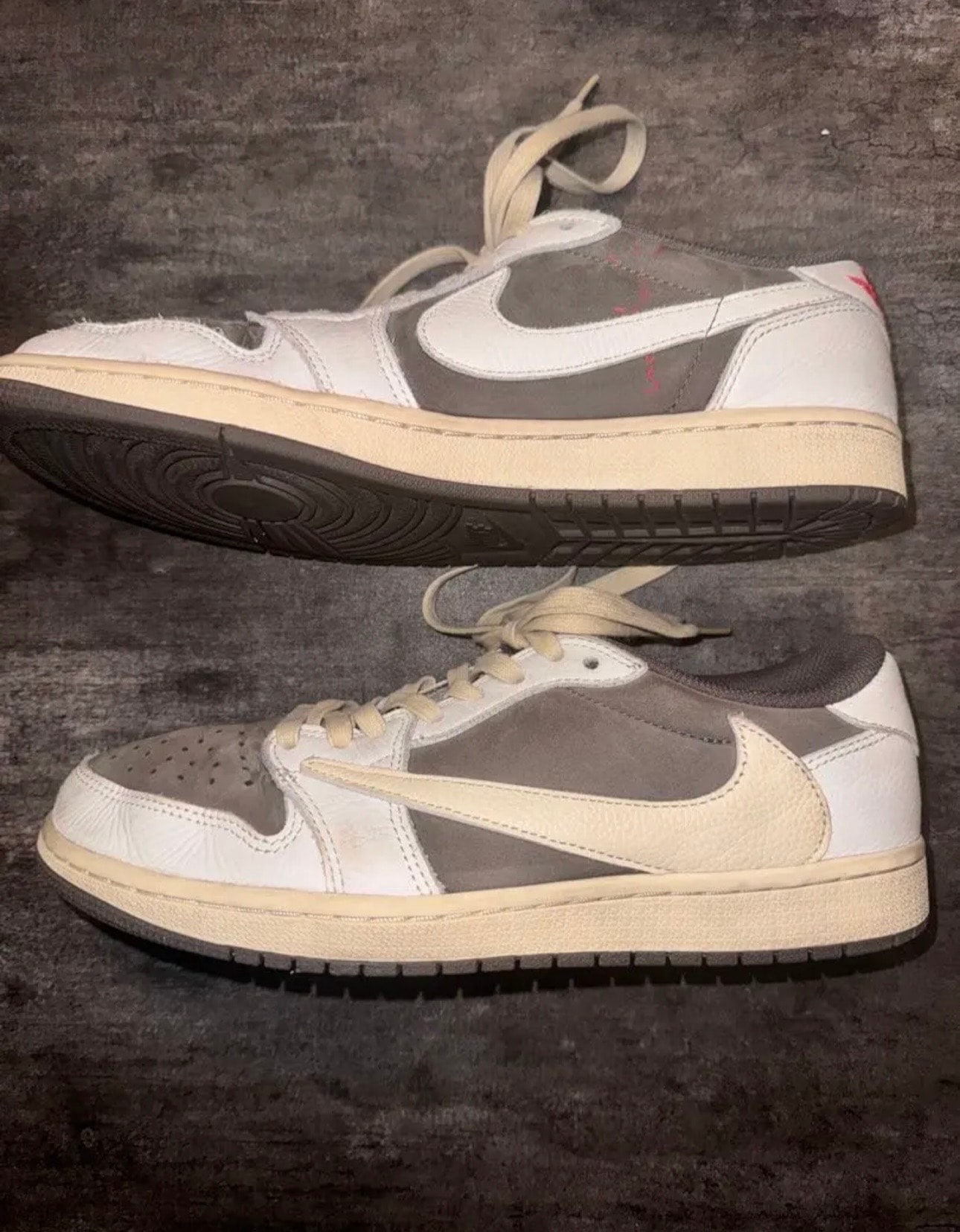 Travis Scott × Nike Air Jordan 1 Low OG SP "Reverse Mocha/Sail and Ridgerock"