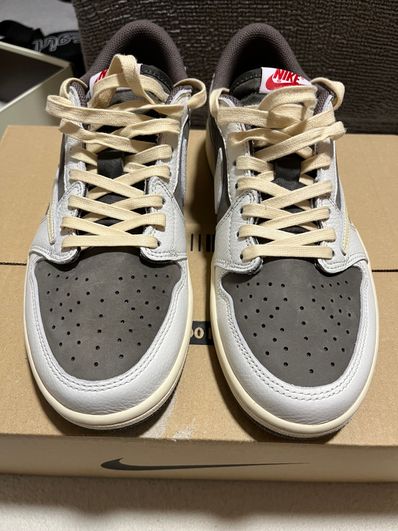 Travis Scott × Nike Air Jordan 1 Low OG SP "Reverse Mocha/Sail and Ridgerock"