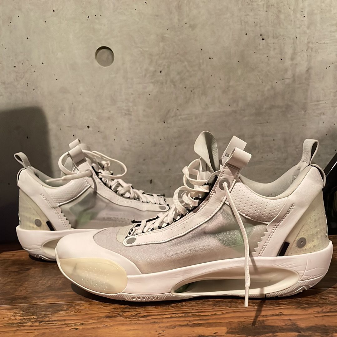 Nike Air Jordan 34 Low "Pure Money" (White Sole)