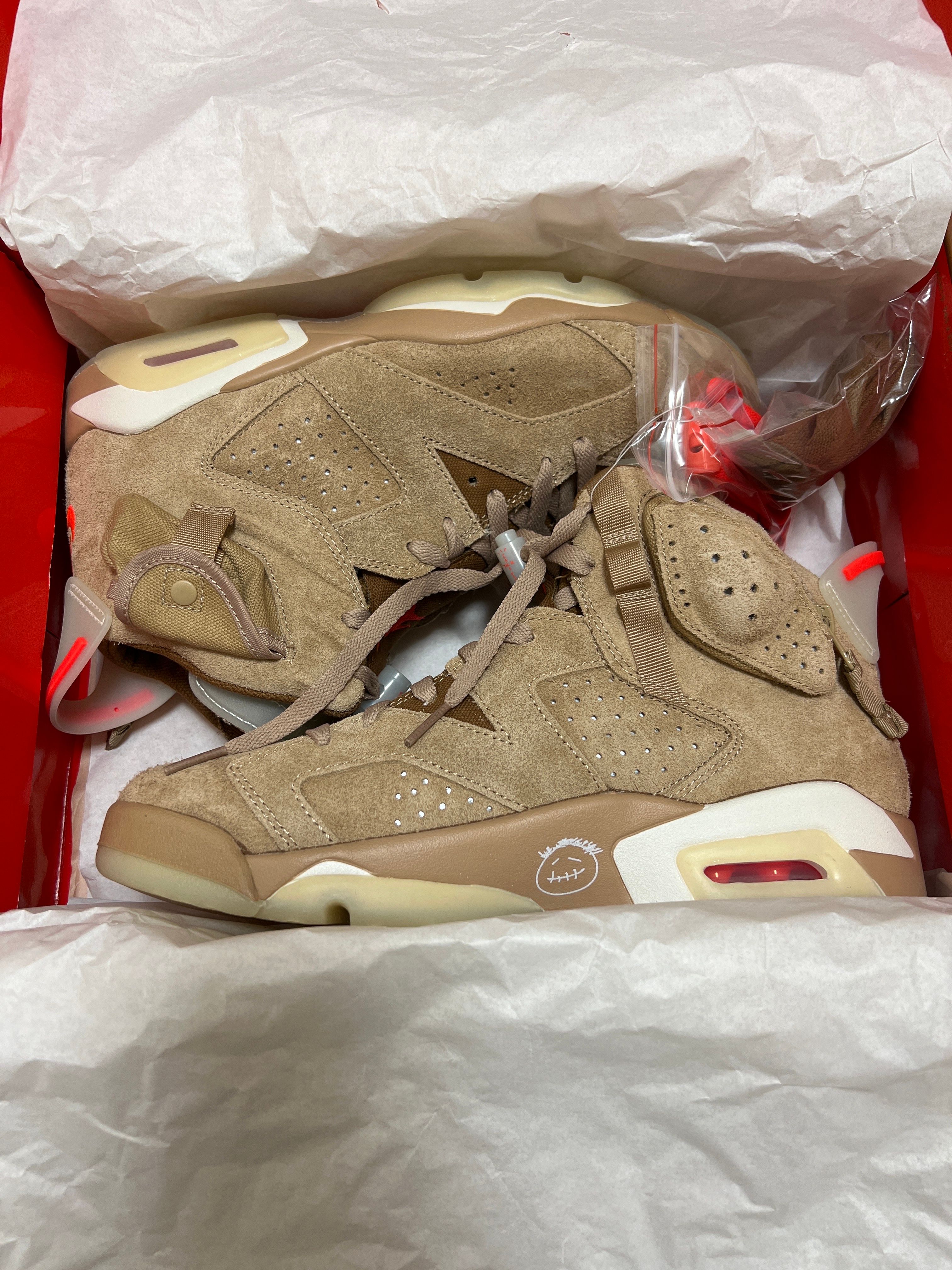 Travis Scott × Nike Air Jordan 6 "British Khaki"