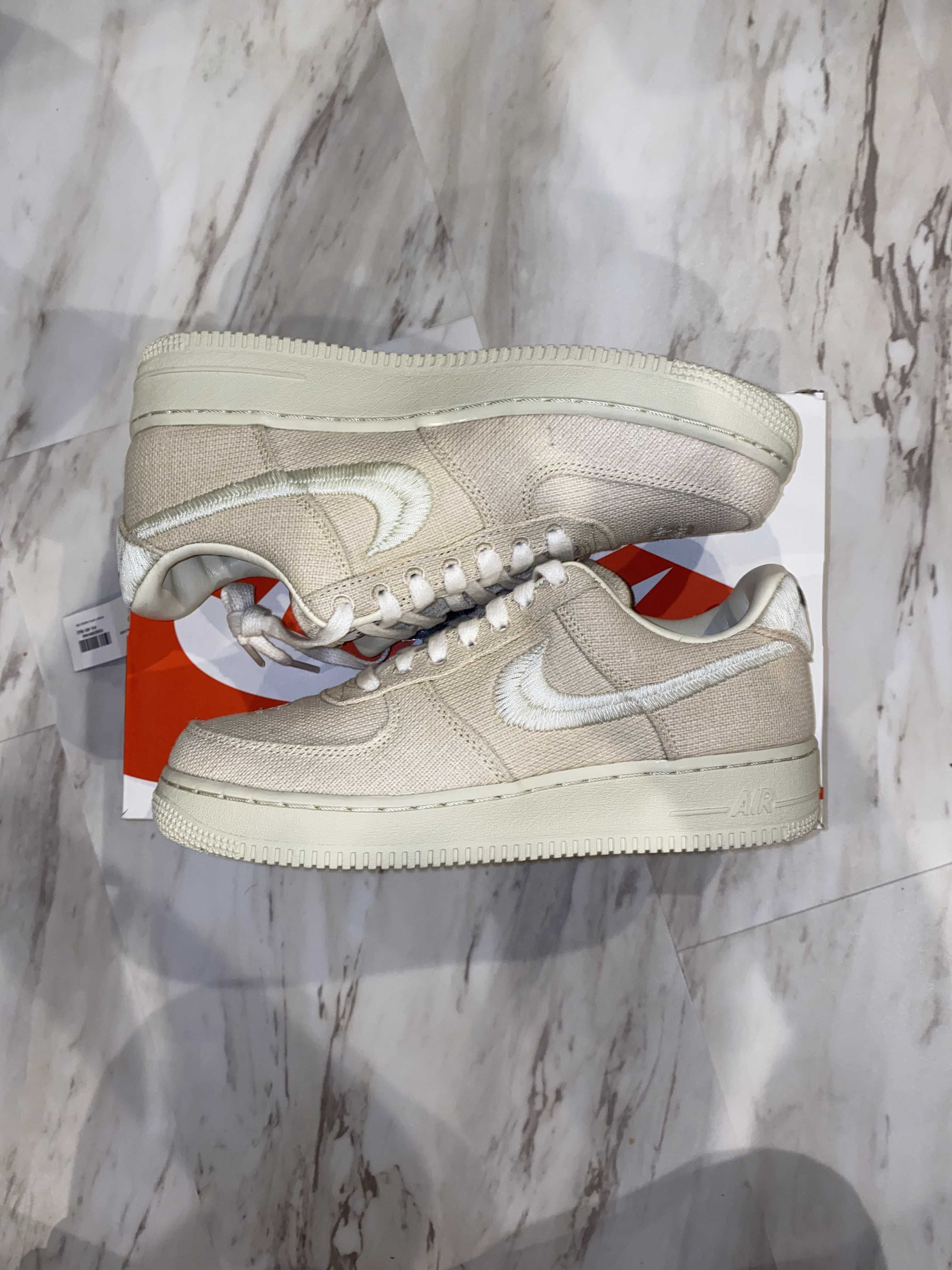 Stussy × Nike Air Force 1 Low "Fossil Stone"