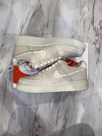 Stussy × Nike Air Force 1 Low "Fossil Stone"