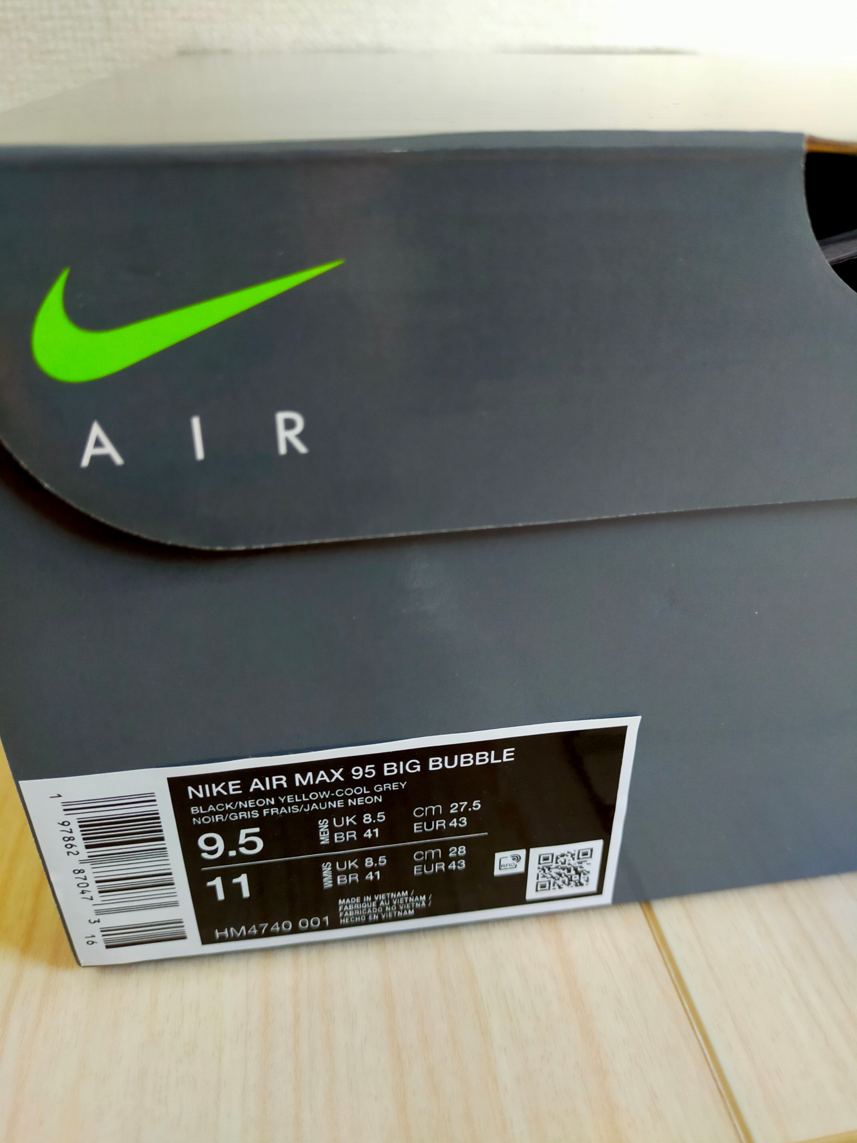 Nike Air Max 95 OG Big Bubble "Neon Yellow" (2025/2026)