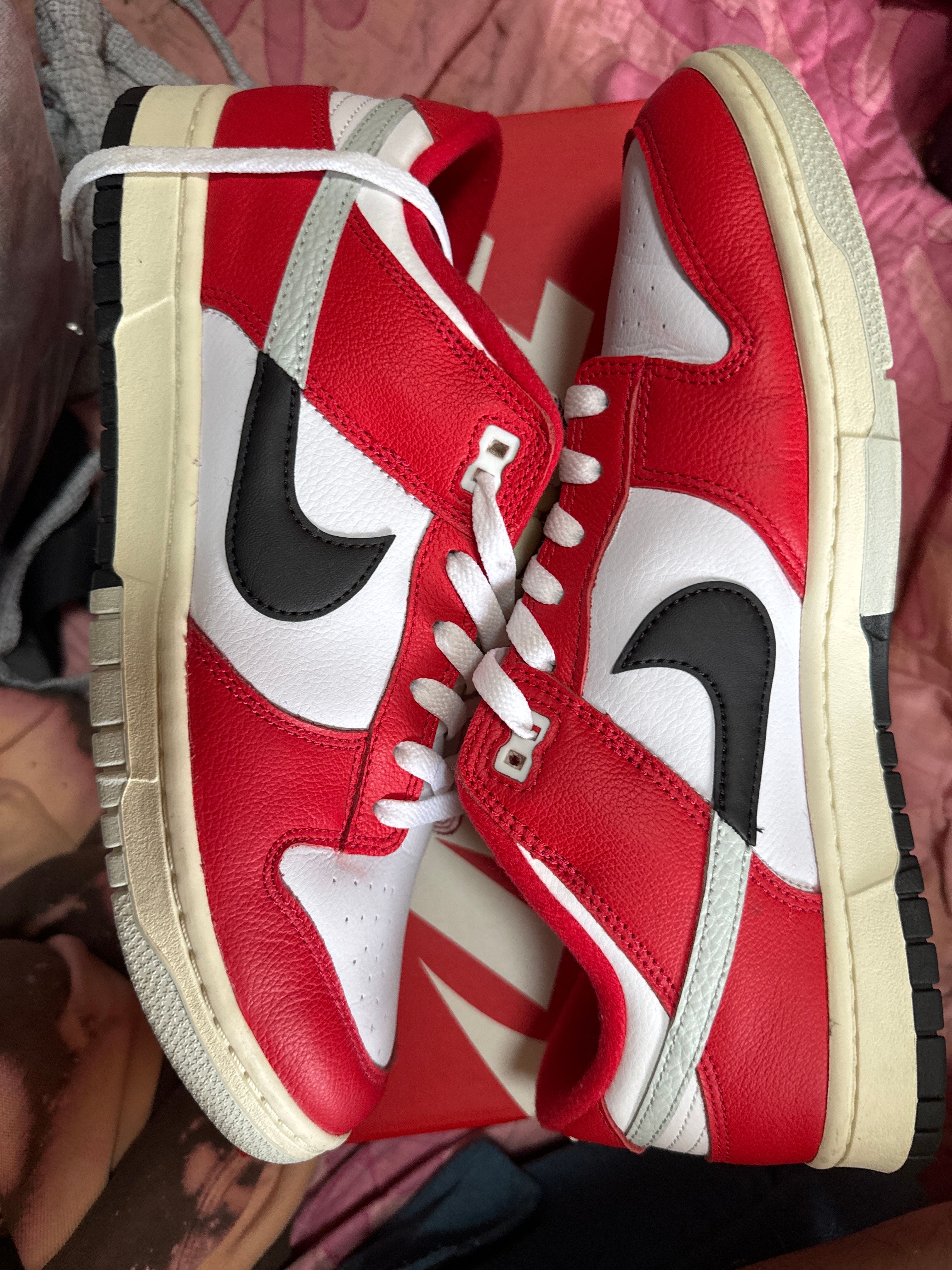 Nike Dunk Low Retro PRM "Chicago Split"