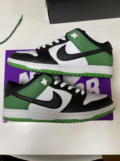 Nike SB Dunk Low Pro "Black and Classic Green"