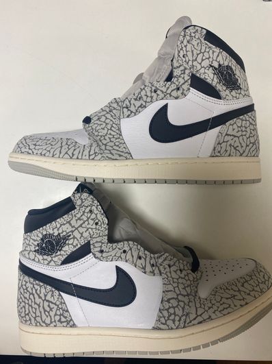 Nike Air Jordan 1 High OG "White Cement/Safari"