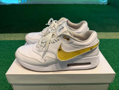 Eastside Golf × Nike Air Max 1 86 OG Golf "White/Metallic Gold/Pure Platinum/Cool Grey"