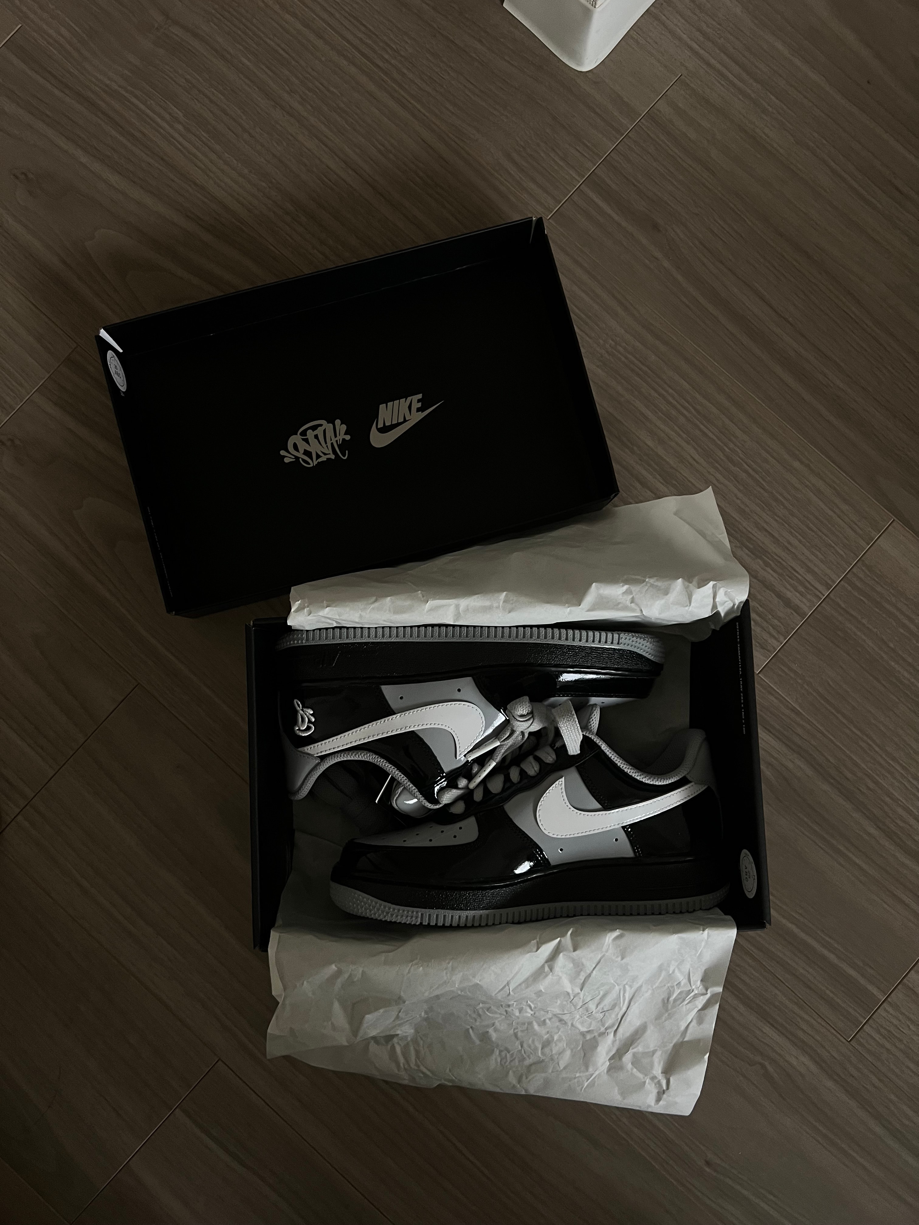 Central Cee × Nike Air Force 1 Low "Black/Light Smoke Grey"