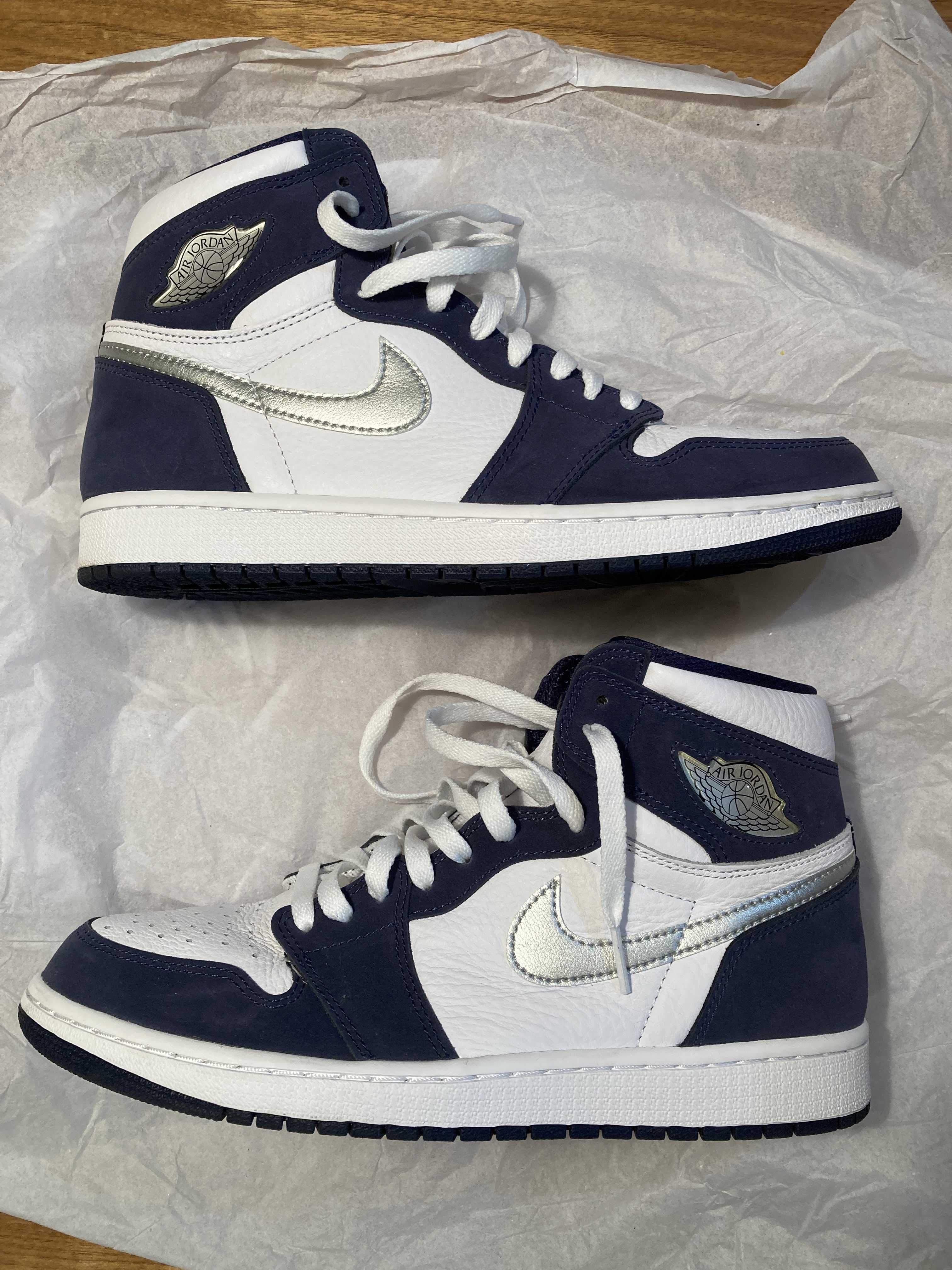 Nike Air Jordan 1 High OG CO.JP "White/Midnight Navy" (2020)(ブリーフケースなし)