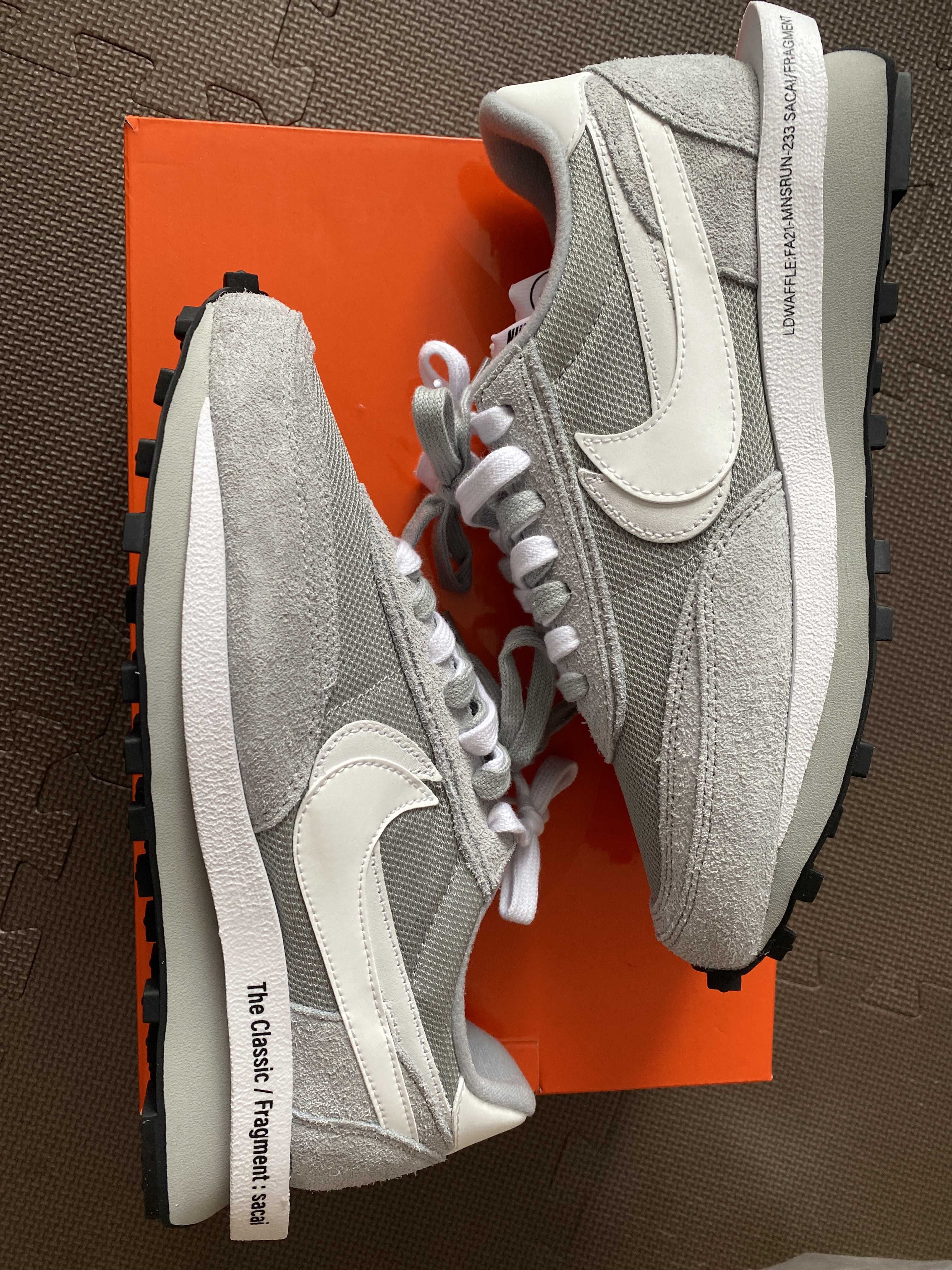Fragment × sacai × Nike LD Waffle "Light Smoke Grey"