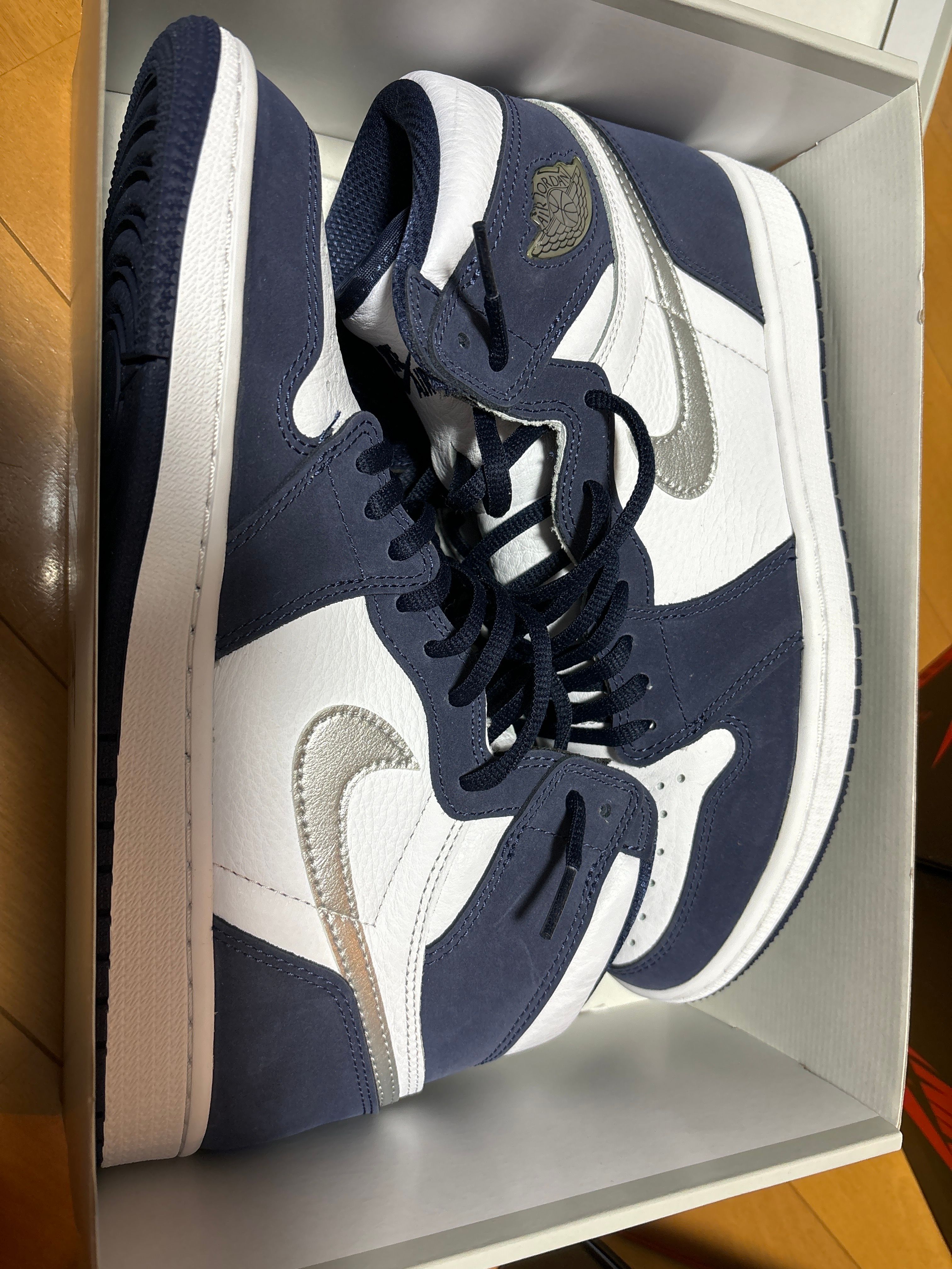 Nike Air Jordan 1 High OG CO.JP "White/Midnight Navy" (2020)(ブリーフケースなし)
